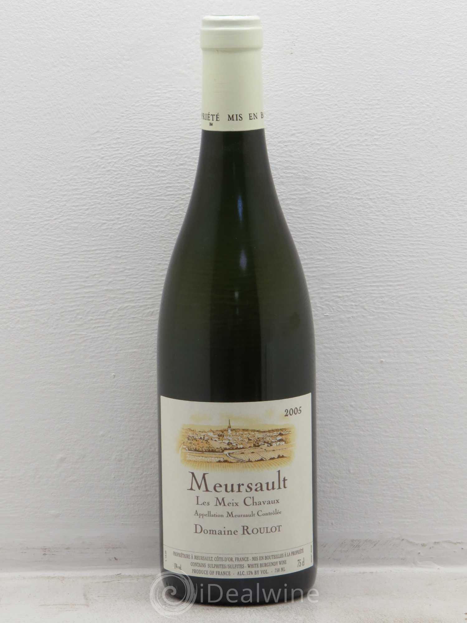 Meursault Meix Chavaux Roulot (Domaine) 2005 - Lot de 1 bouteille - 0