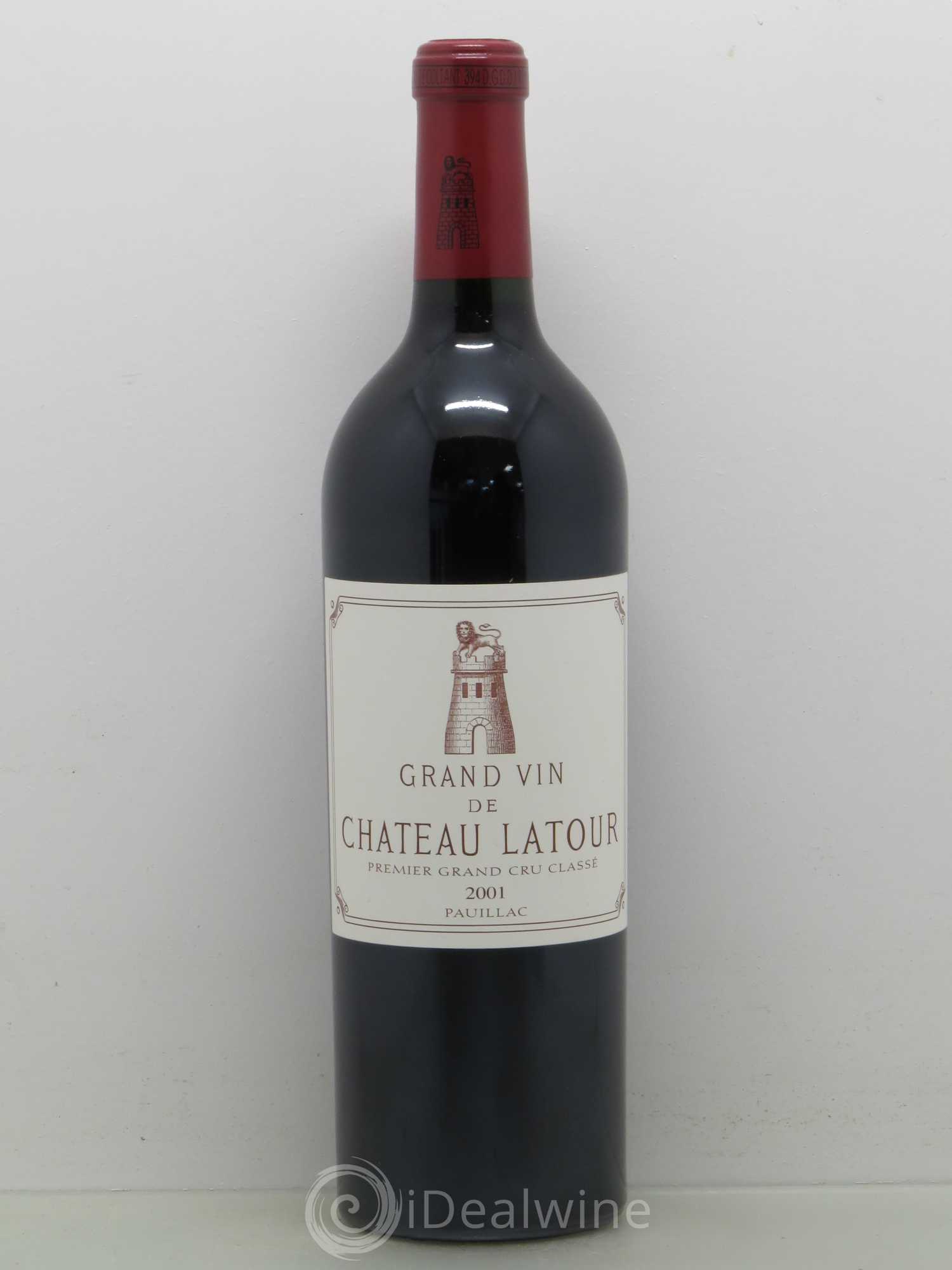 Château Latour 1er Grand Cru Classé 2001 - Lot de 1 bouteille - 0