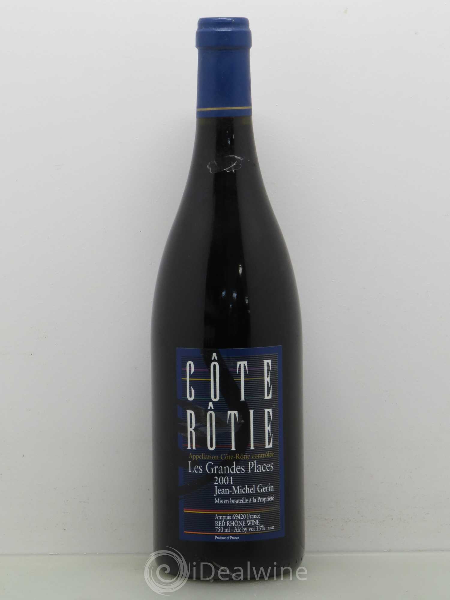Côte-Rôtie Les Grandes Places Jean-Michel Gerin 2001 - Lot de 1 bouteille - 0