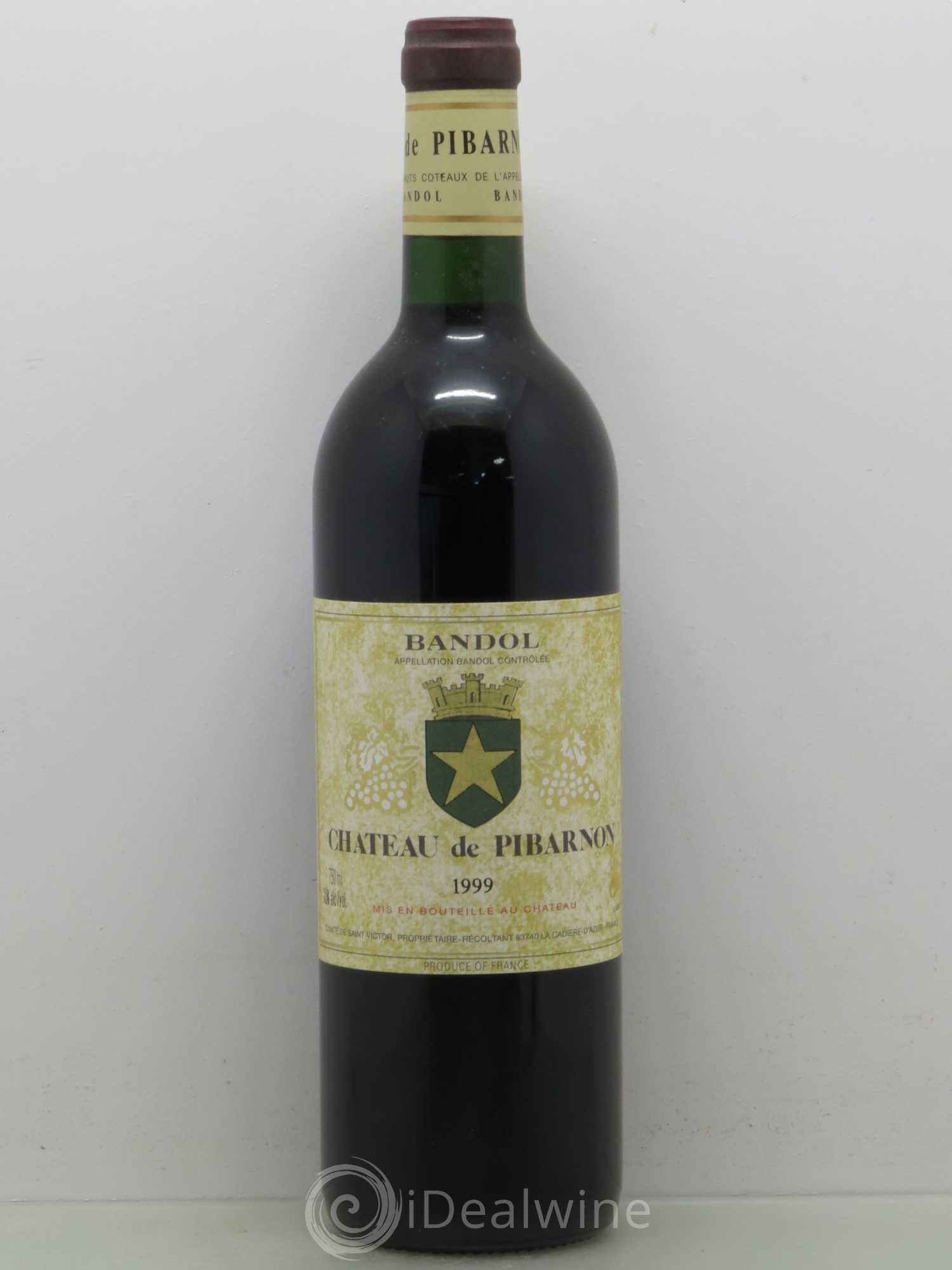 Bandol Château de Pibarnon Comte de Saint-Victor 1999 - Lot de 1 bouteille - 0