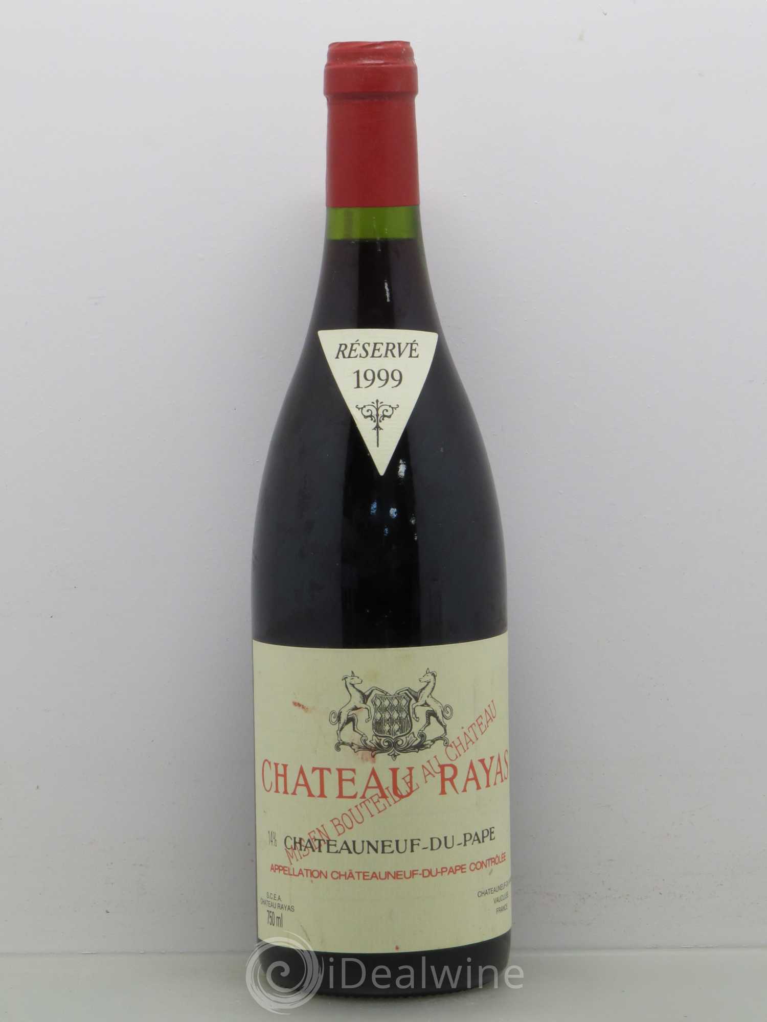 Châteauneuf-du-Pape Château Rayas Emmanuel Reynaud 1999 - Lot de 1 bouteille - 0