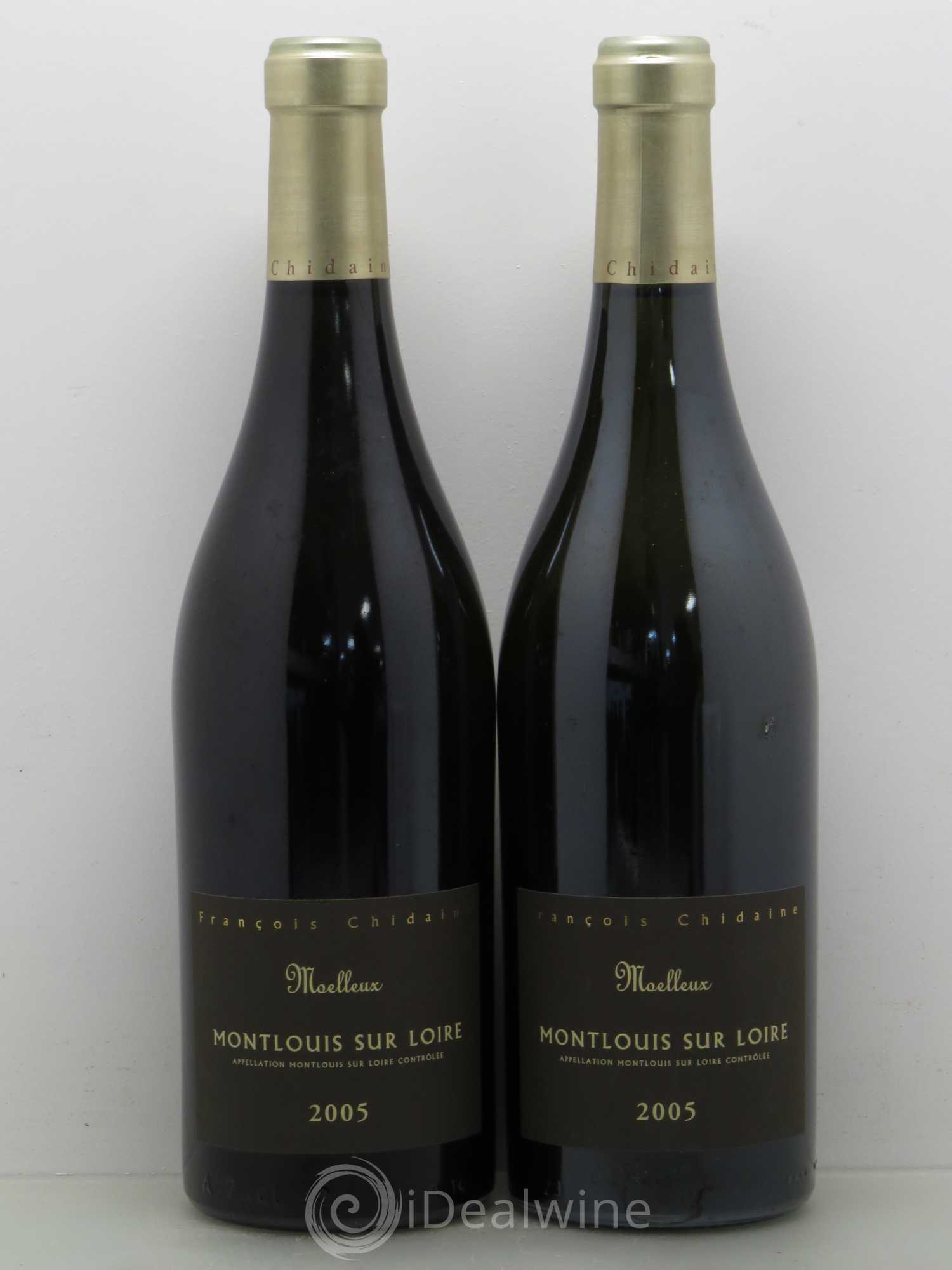 Montlouis-sur-Loire Moelleux François Chidaine 2005 - Lotto di 2 bottiglie - 0