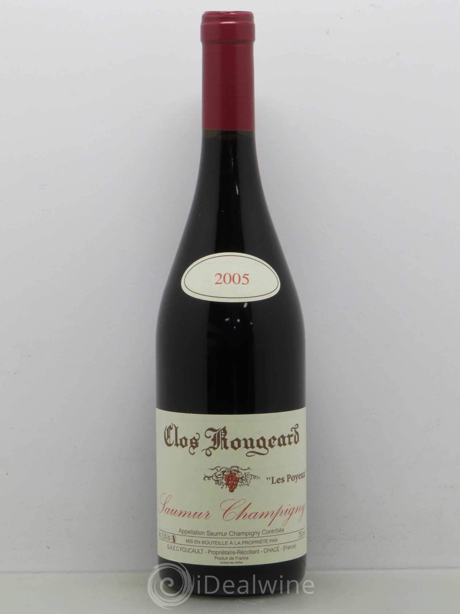 Saumur-Champigny Les Poyeux Clos Rougeard 2005 - Lot de 1 bouteille - 0