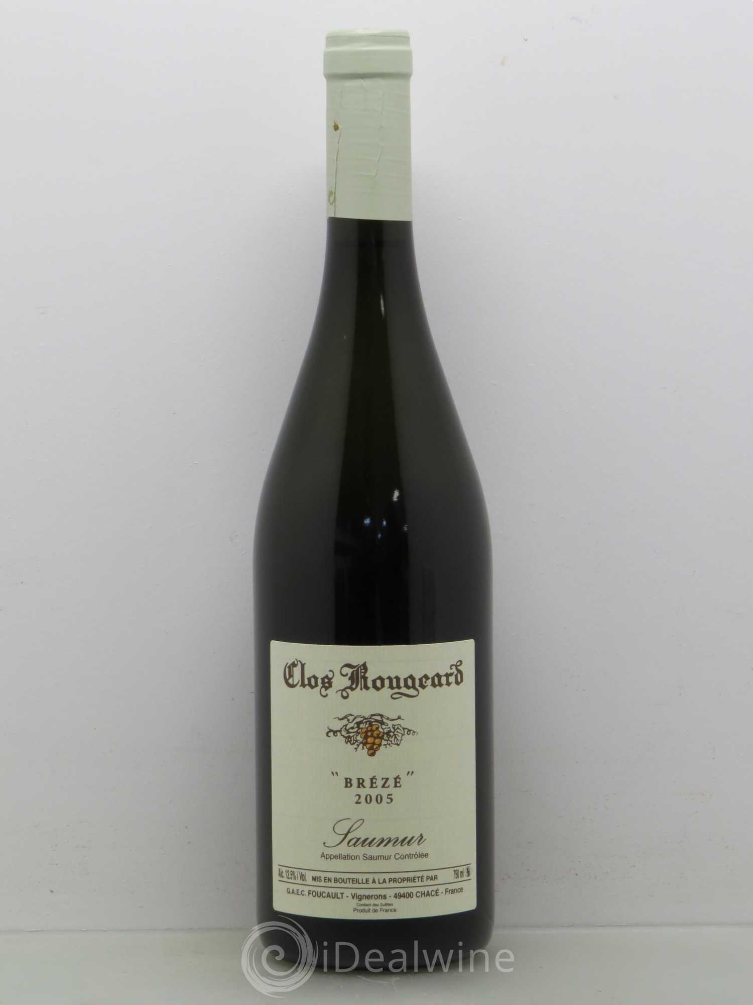 Saumur Brézé Clos Rougeard 2005 - Lot de 1 bouteille - 0