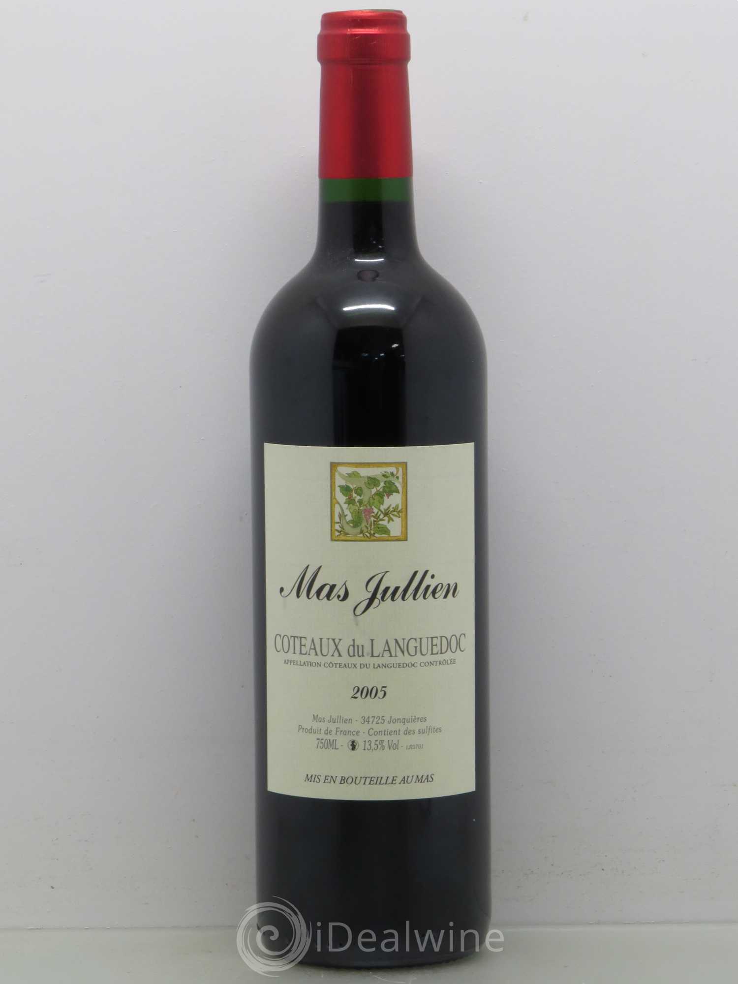 Terrasses du Larzac Mas Jullien Olivier Jullien 2005 - Lot de 1 bouteille - 0