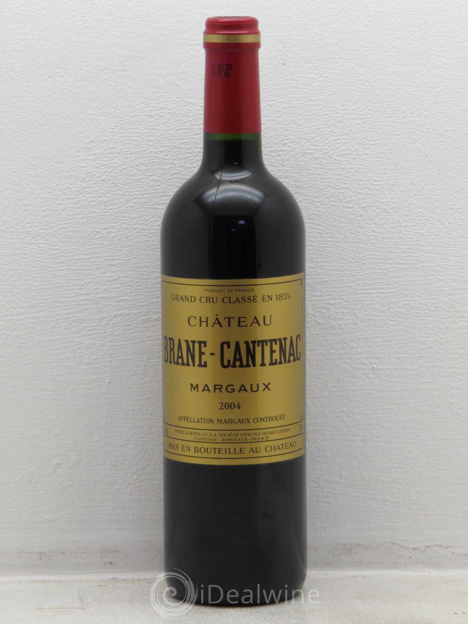 Château Brane Cantenac 2ème Grand Cru Classé 2004 - Lot de 1 bouteille - 0
