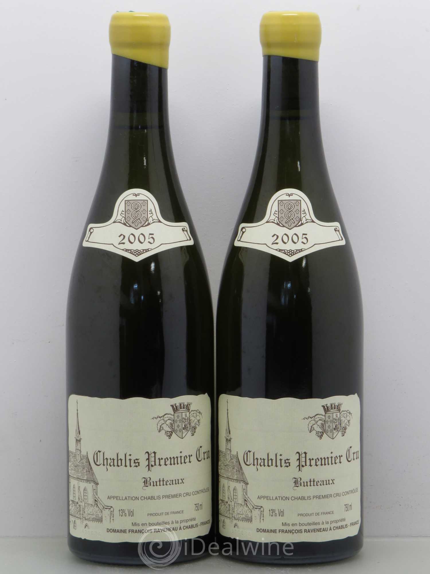 Chablis 1er Cru Butteaux Raveneau (Domaine) 2005 - Posten von 2 Flaschen - 0