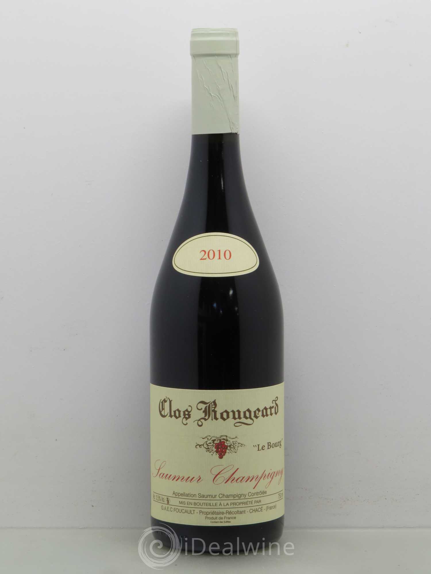 Saumur-Champigny Le Bourg Clos Rougeard 2010 - Lot de 1 bouteille - 0