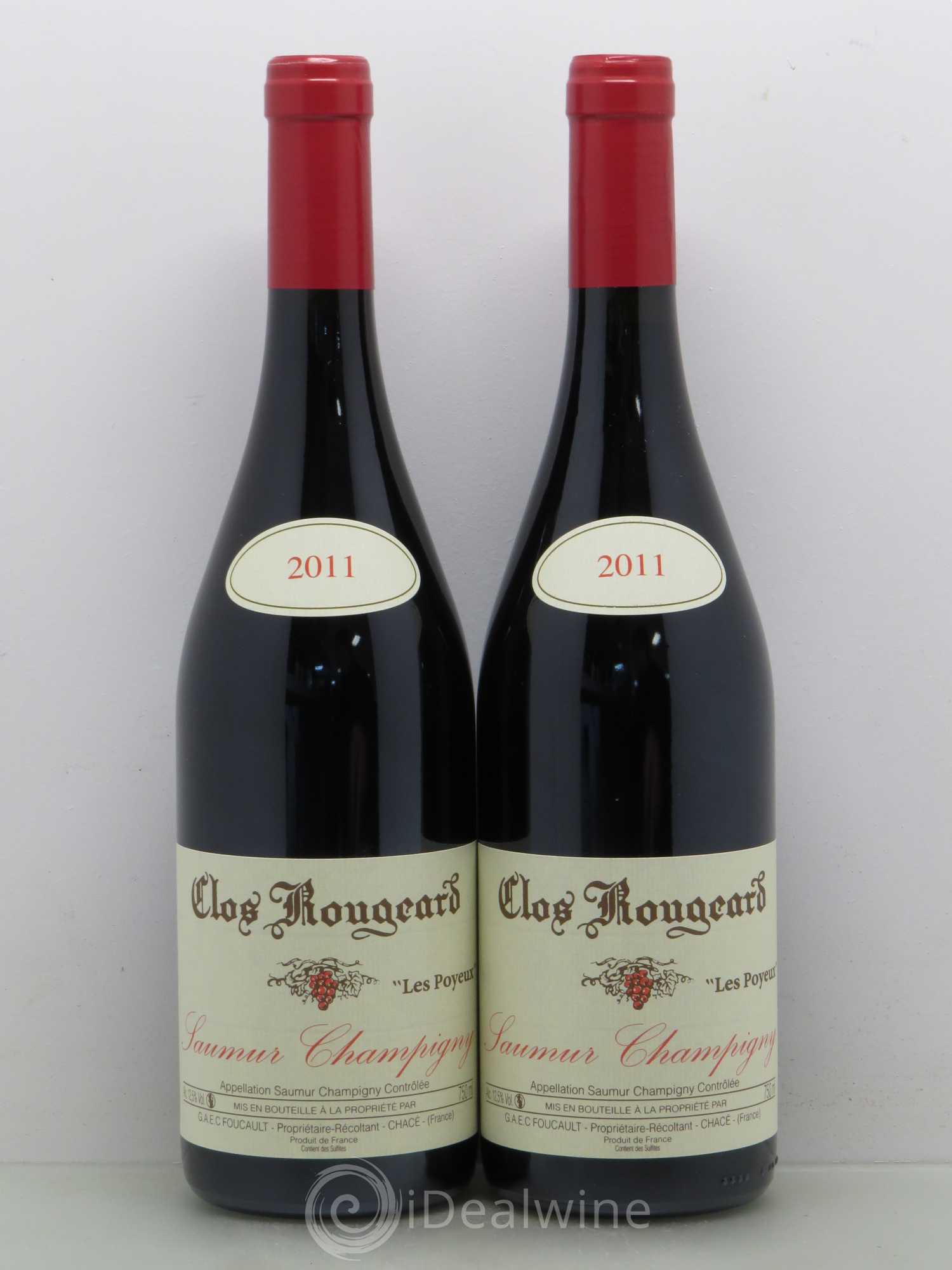 Saumur-Champigny Les Poyeux Clos Rougeard 2011 - Lot de 2 bouteilles - 0