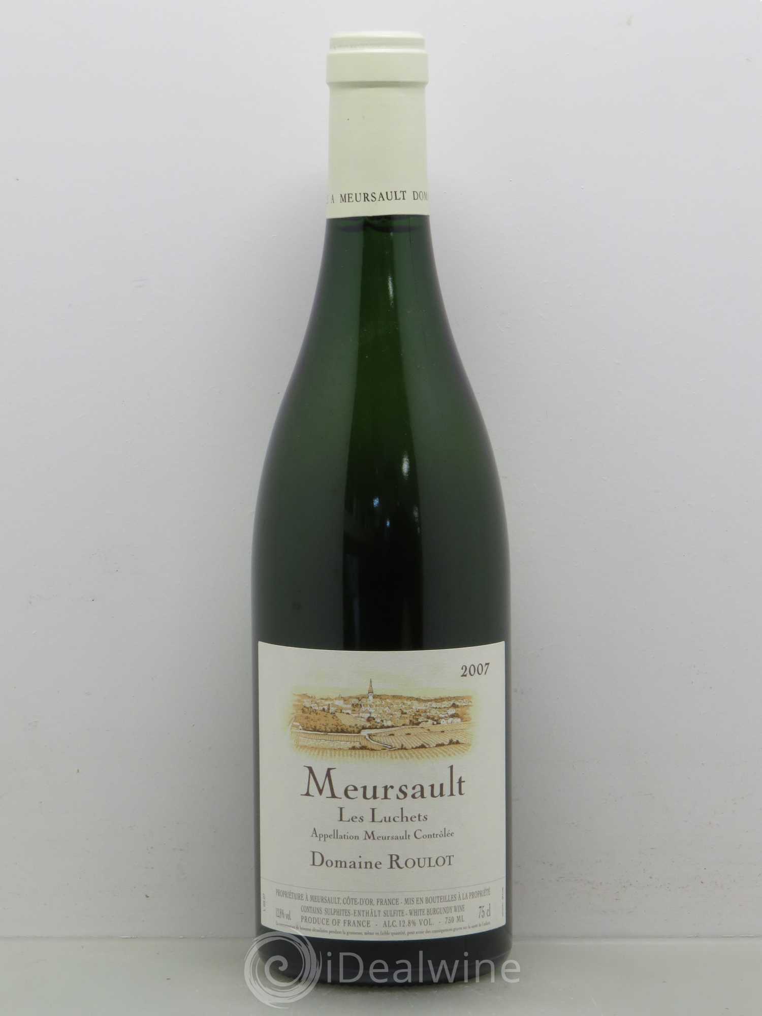 Meursault Luchets Roulot (Domaine) 2007 - Lot de 1 bouteille - 0