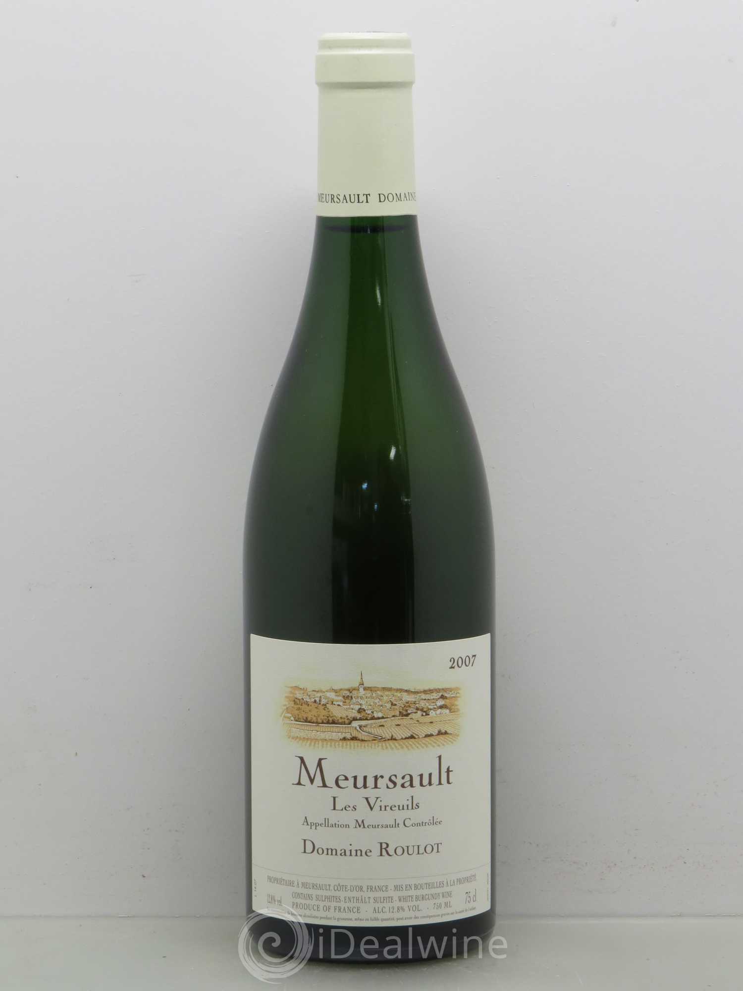 Meursault Les Vireuils Roulot (Domaine) 2007 - Lot de 1 bouteille - 0