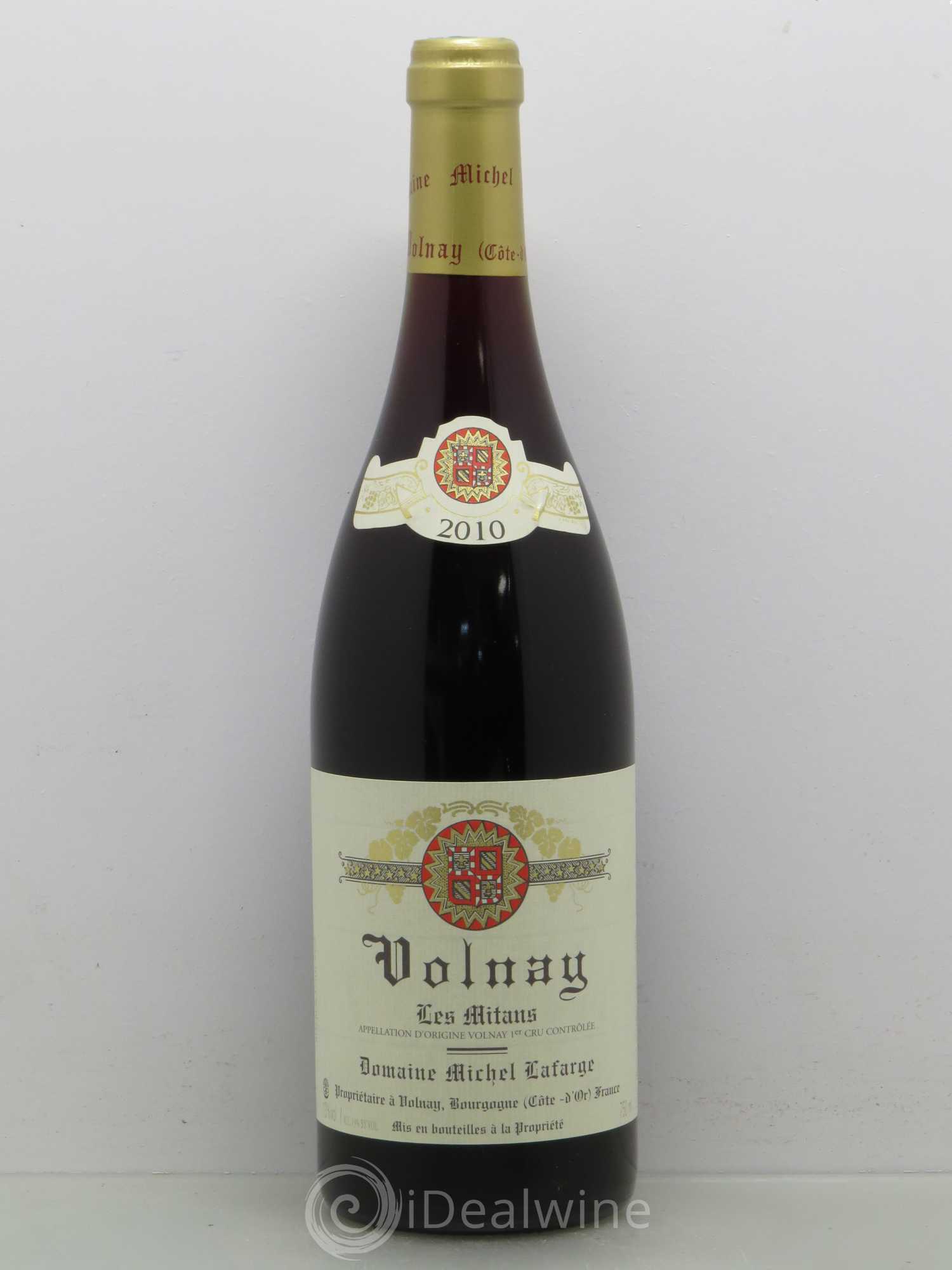 Volnay 1er Cru Les Mitans Lafarge (Domaine) 2010 - Lot de 1 bouteille - 0