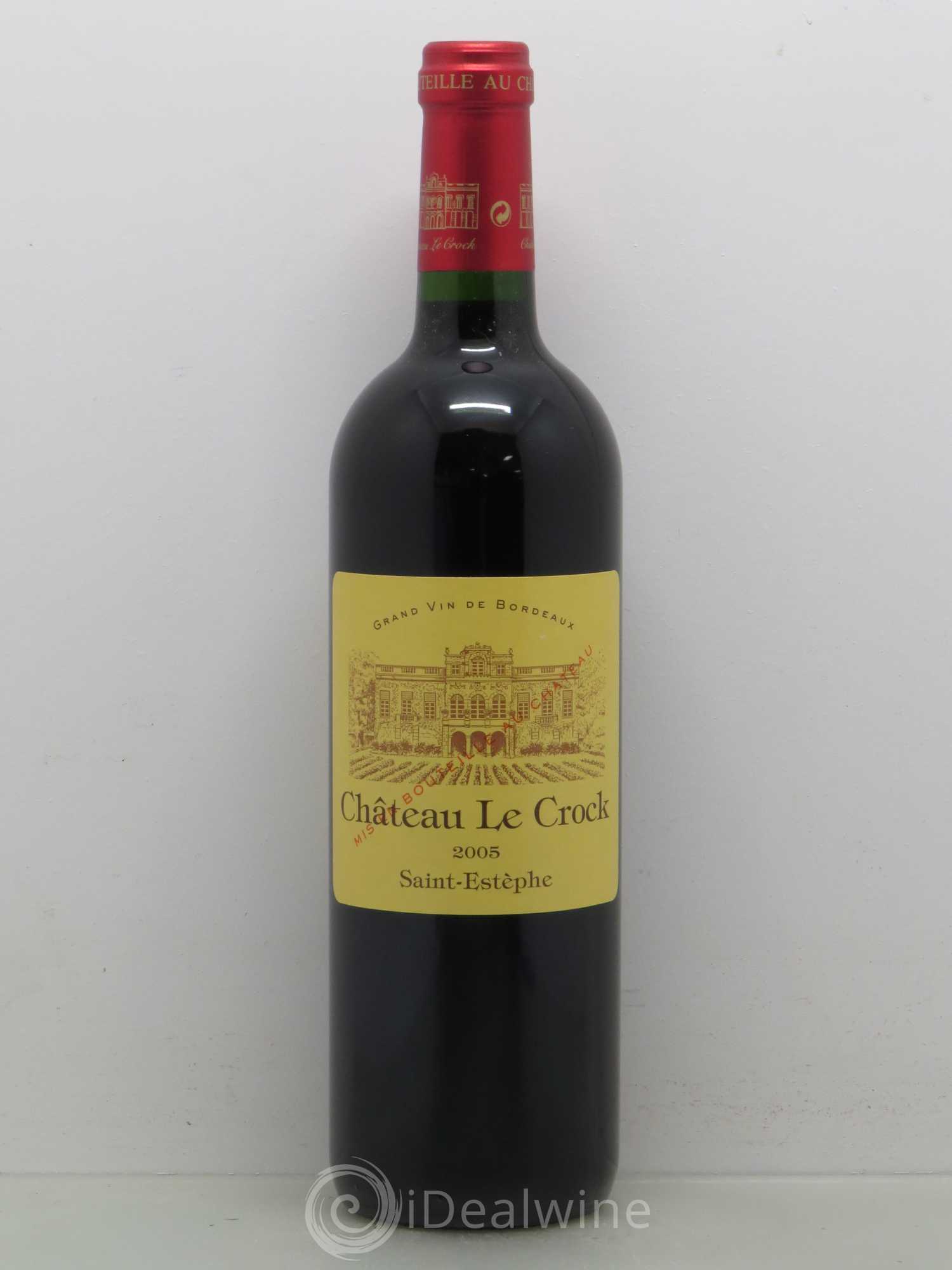 Château le Crock Cru Bourgeois 2005 - Lot de 1 bouteille - 0