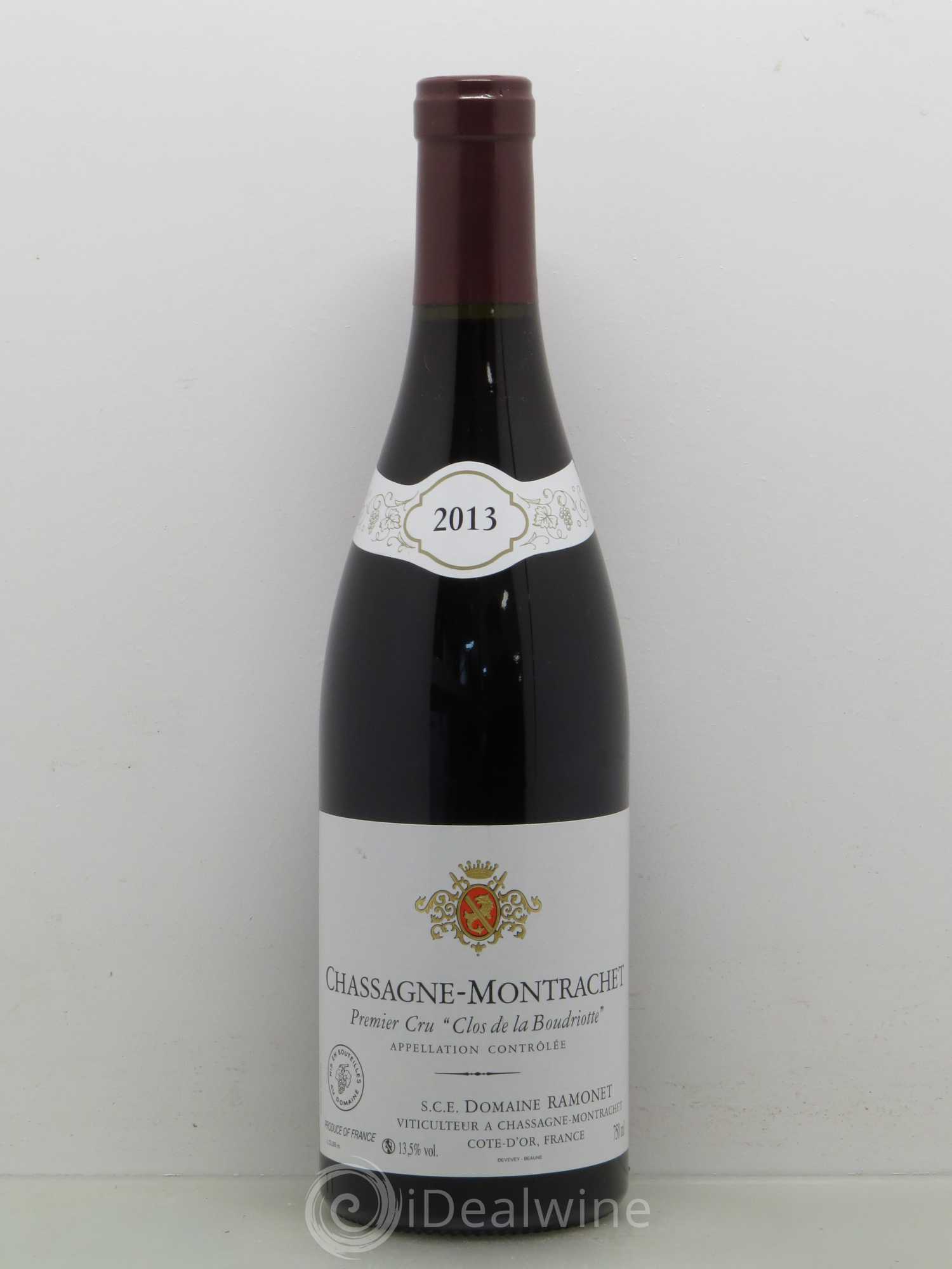 Chassagne-Montrachet 1er Cru Clos de la Boudriotte Ramonet (Domaine) 2013 - Lot de 1 bouteille - 0
