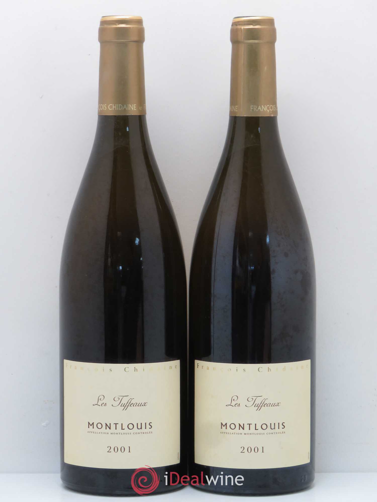 Montlouis-sur-Loire Les Tuffeaux François Chidaine 2001 - Lot de 2 bouteilles - 0