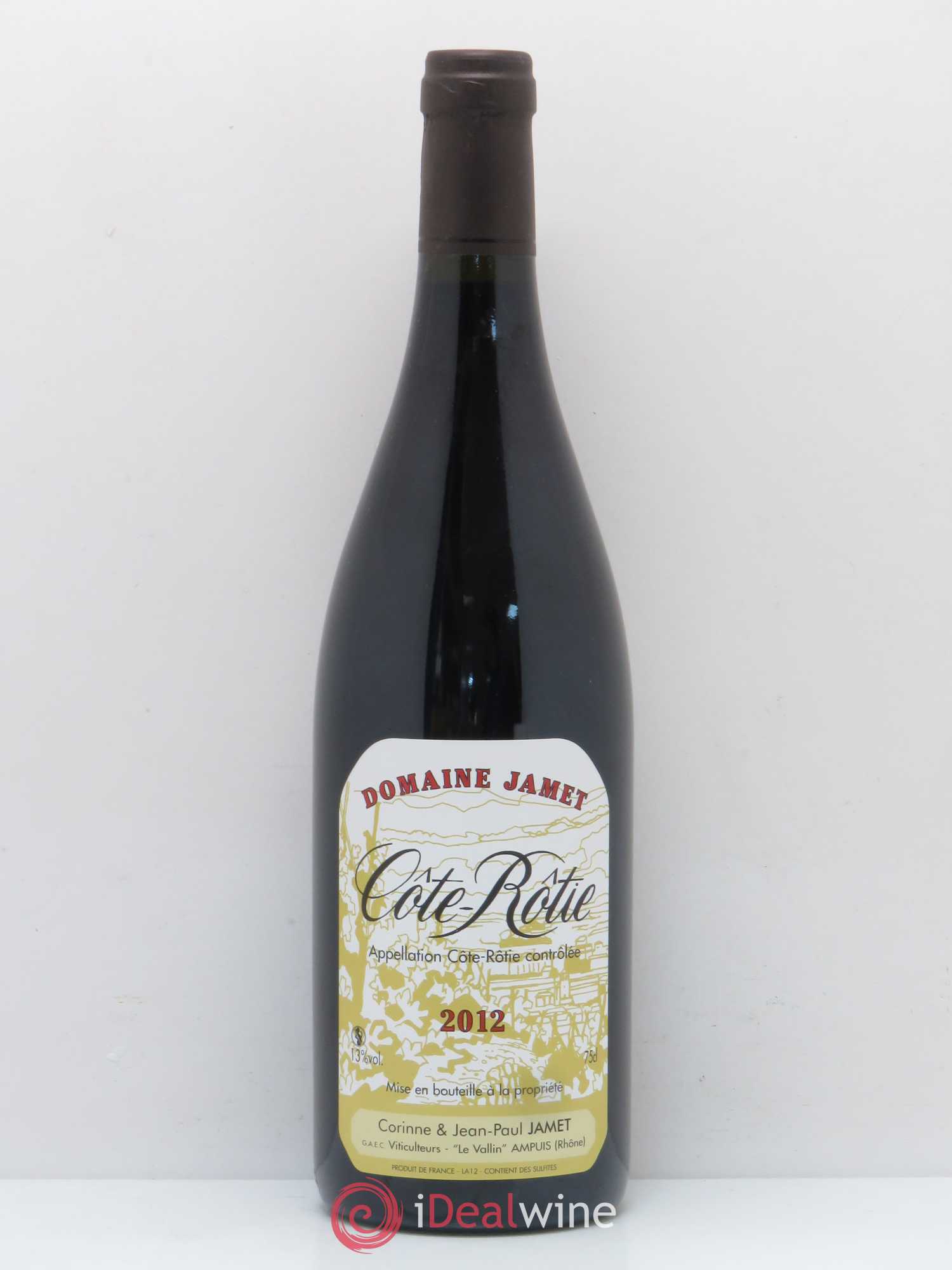 Côte-Rôtie Jamet (Domaine) 2012 - Lot de 1 bouteille - 0