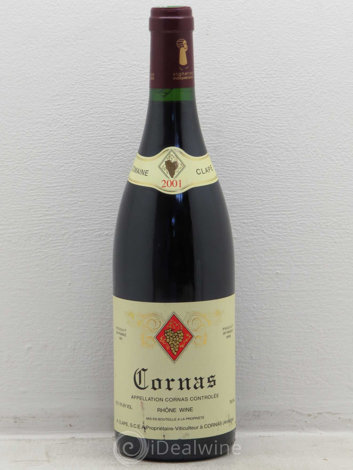 Cornas Auguste Clape 2001 - Lot de 1 bouteille - 0