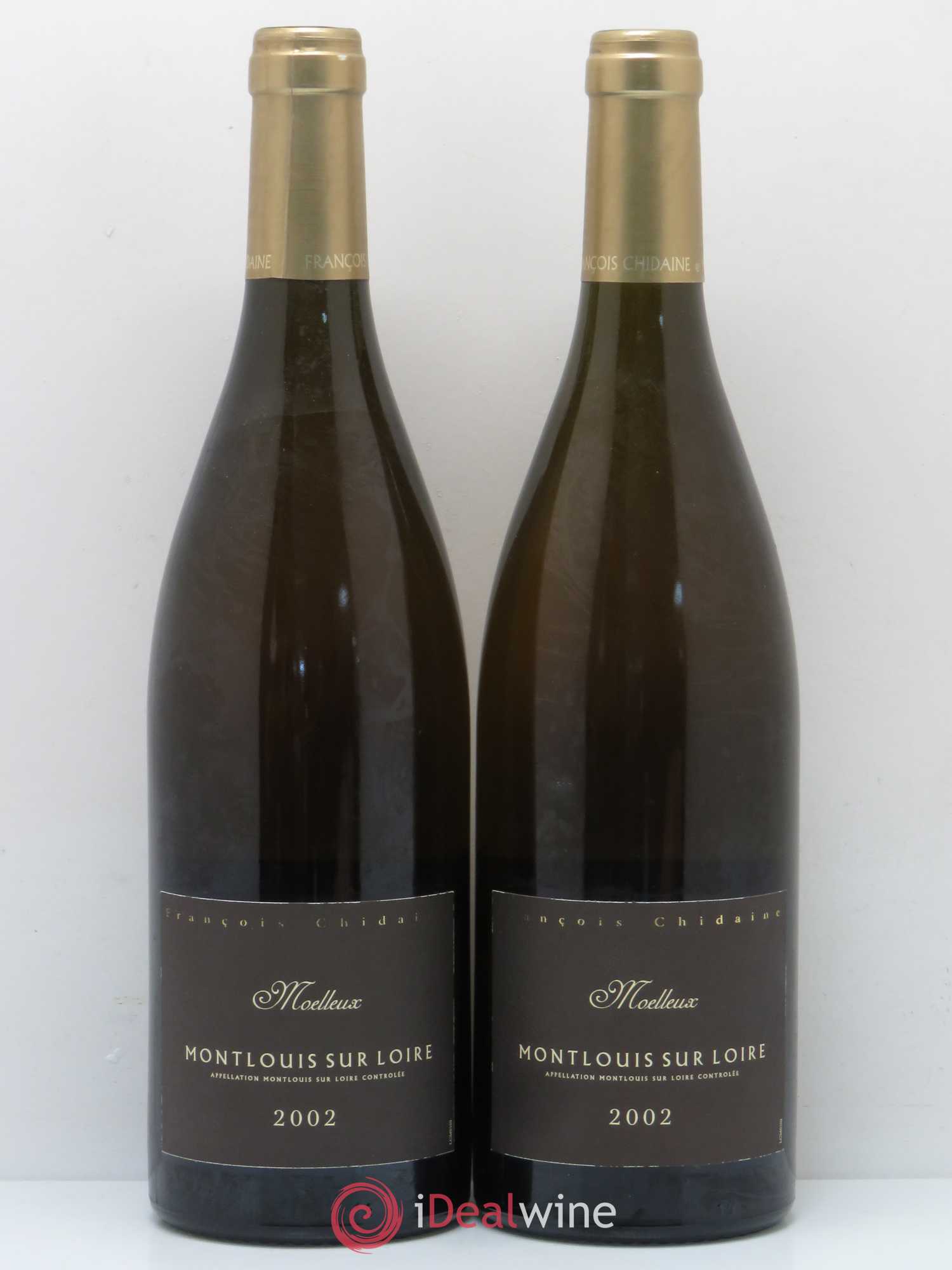 Montlouis-sur-Loire Moelleux François Chidaine 2002 - Lotto di 2 bottiglie - 0