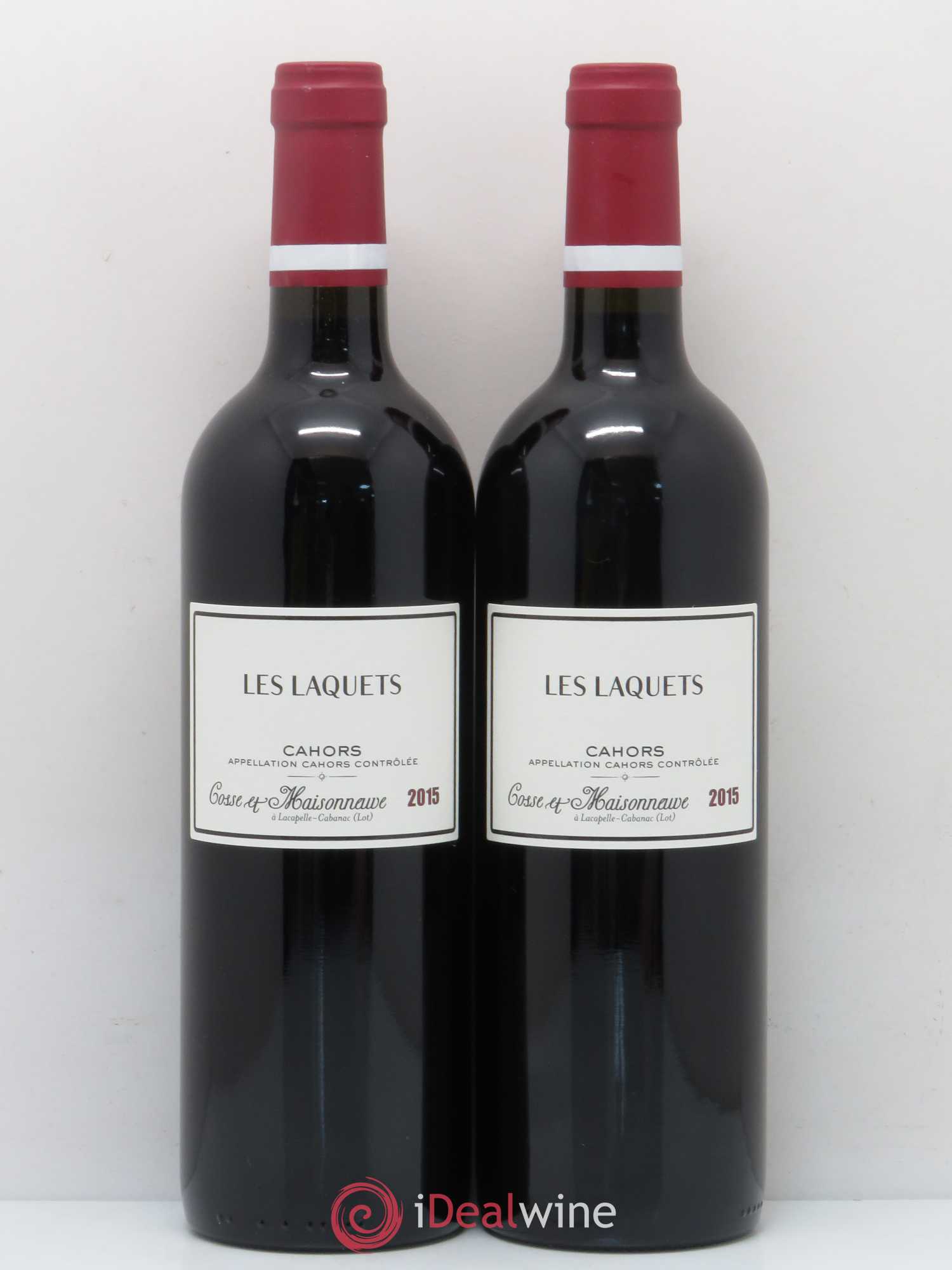 Cahors Les Laquets Cosse-Maisonneuve (Domaine) 2015 - Lot de 2 bouteilles - 0