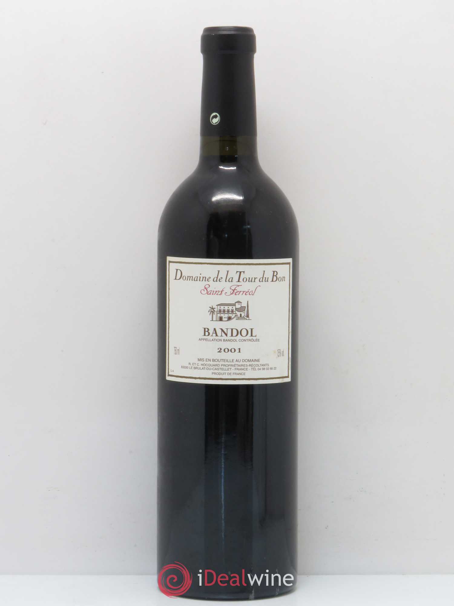 Bandol La Tour du Bon Saint Ferréol Agnès Henry 2001 - Lot de 1 bouteille - 0