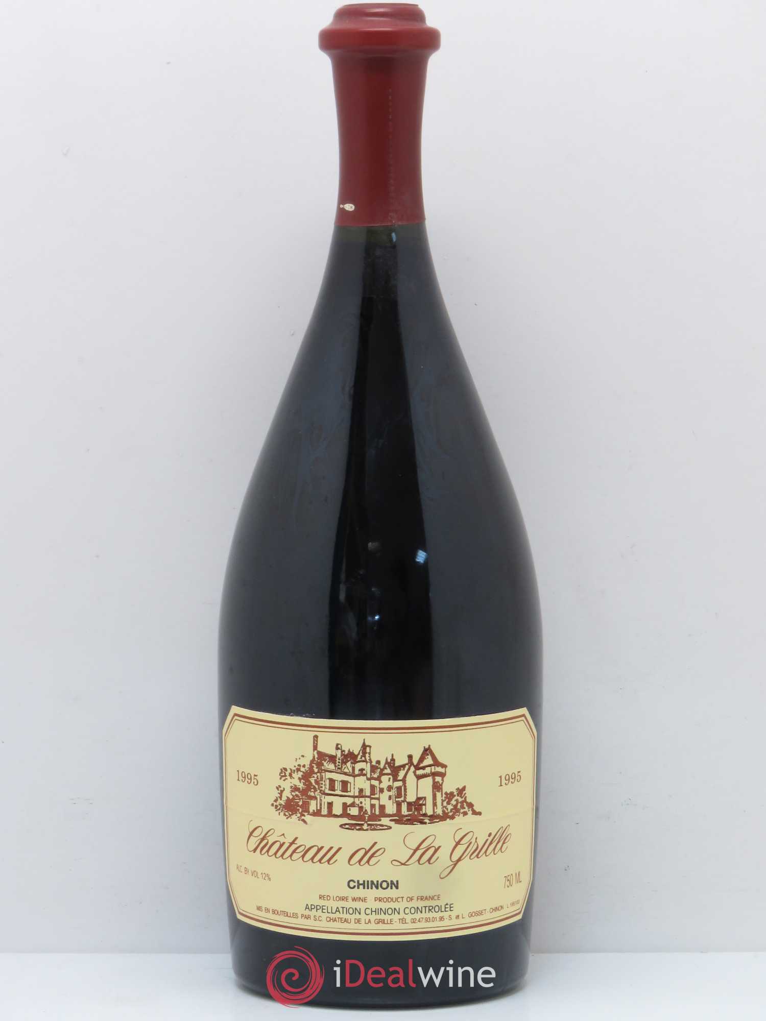 Chinon Château de La Grille 1995 - Lot de 1 bouteille - 0