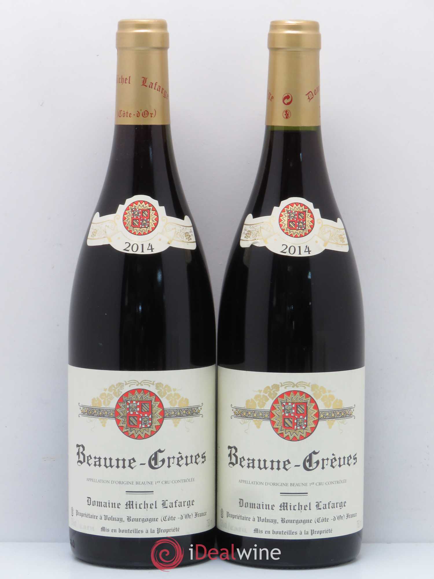 Beaune 1er Cru Grèves Lafarge (Domaine) 2014 - Lot de 2 bouteilles - 0