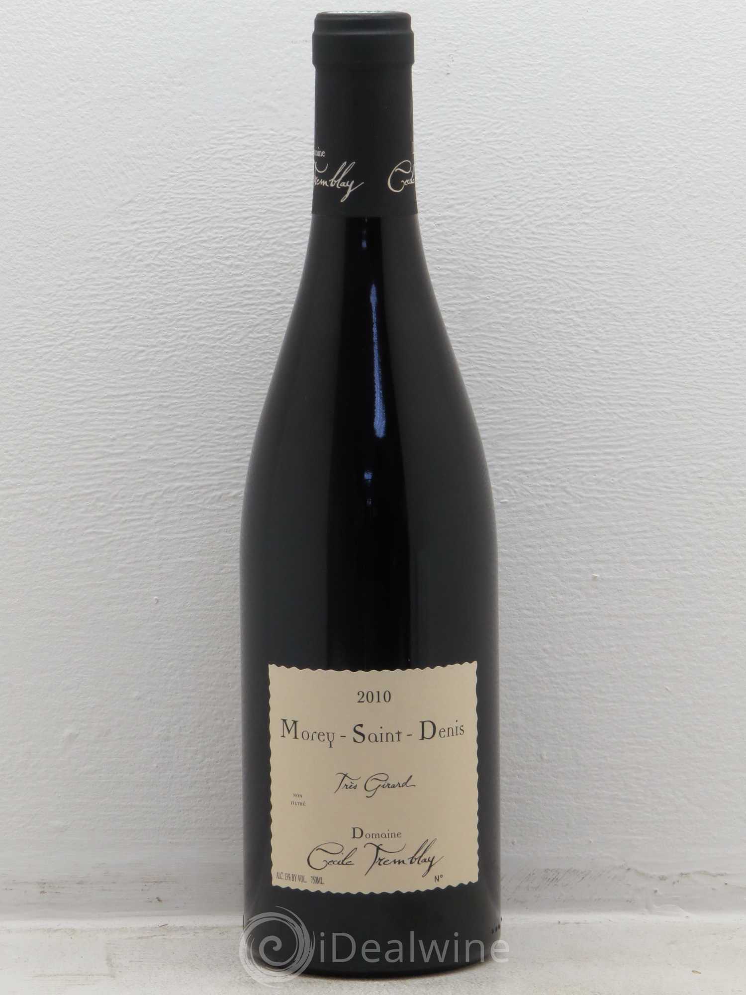 Morey-Saint-Denis Très Girard Cécile Tremblay 2010 - Lot de 1 bouteille - 0