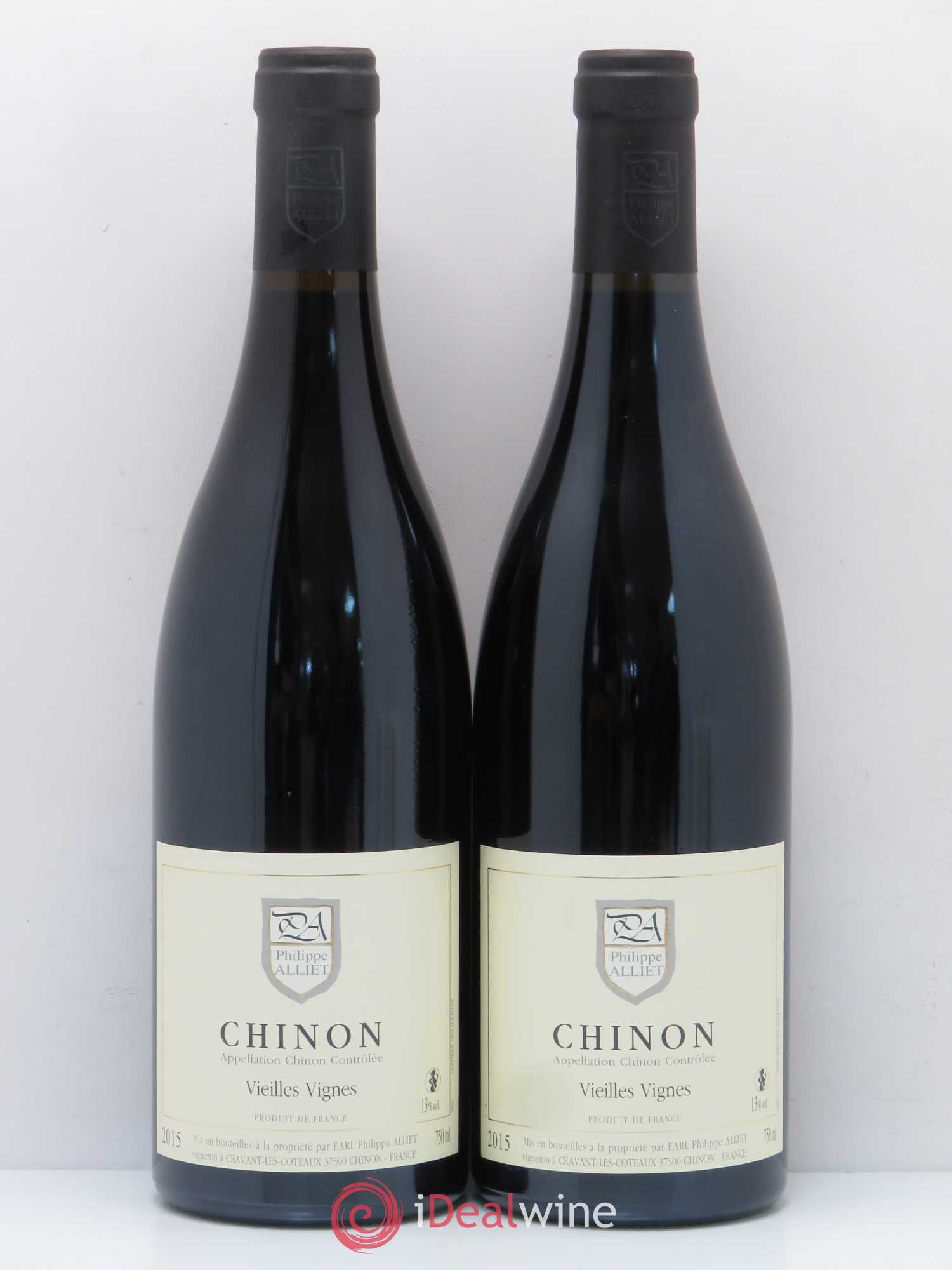 Chinon Vieilles Vignes Philippe Alliet 2015 - Lot de 2 bouteilles - 0