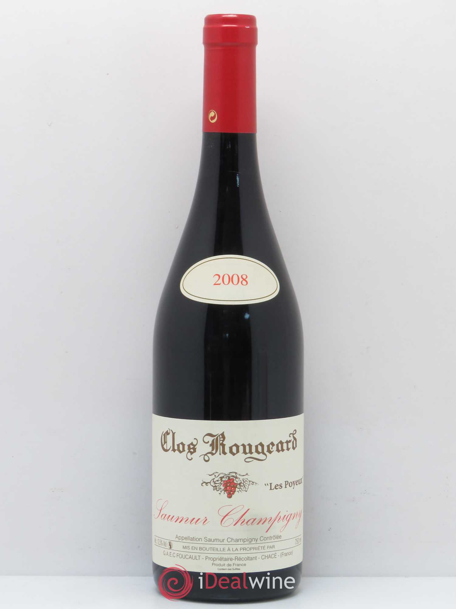 Saumur-Champigny Les Poyeux Clos Rougeard 2008 - Lot de 1 bouteille - 0