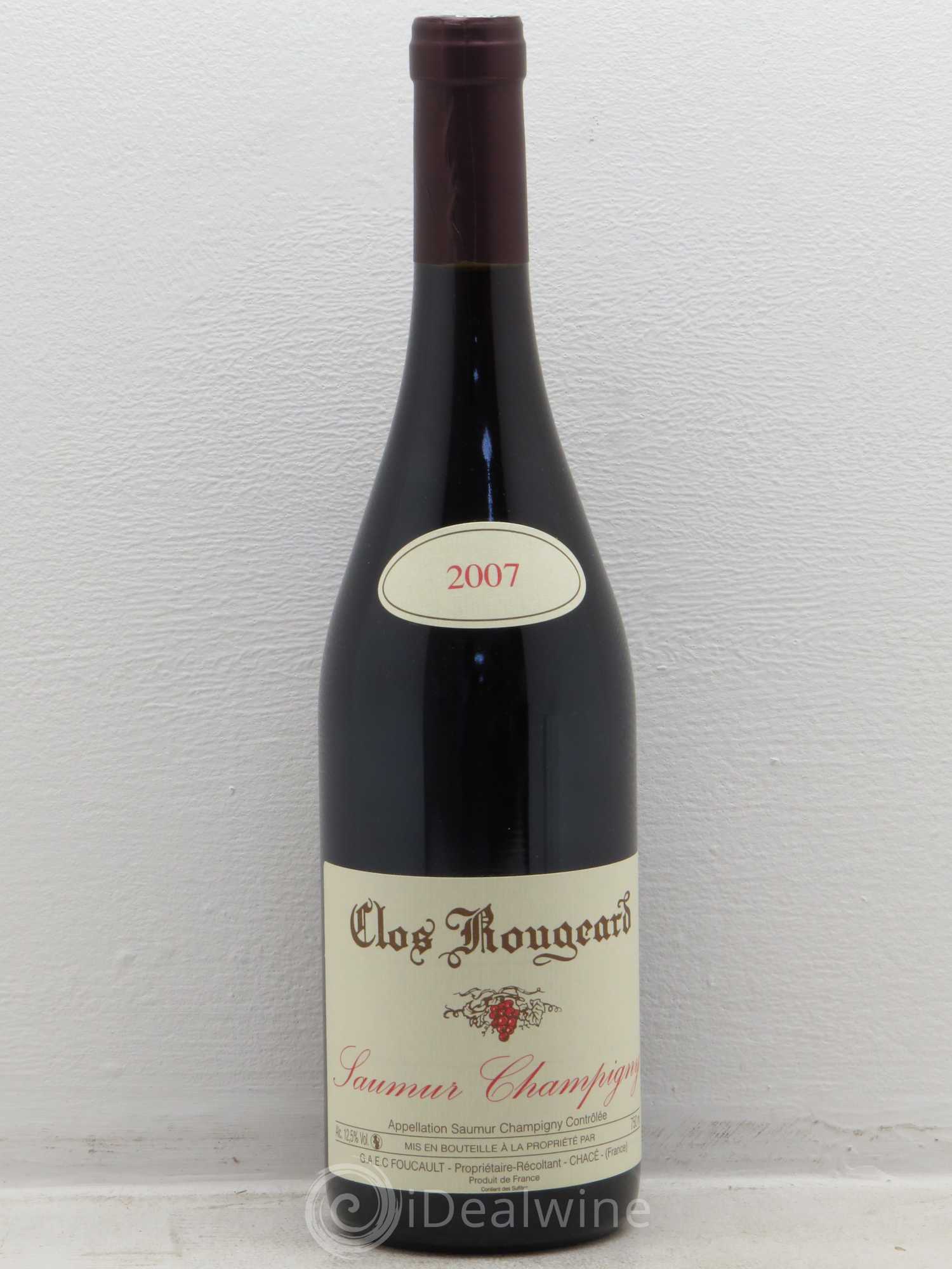 Saumur-Champigny Clos Rougeard 2007 - Lot de 1 bouteille - 0