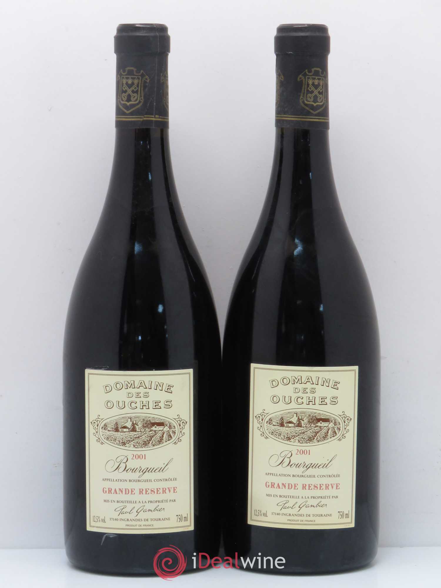 Bourgueil Grande Reserve Domaine des Ouches 2001 - Posten von 2 Flaschen - 0