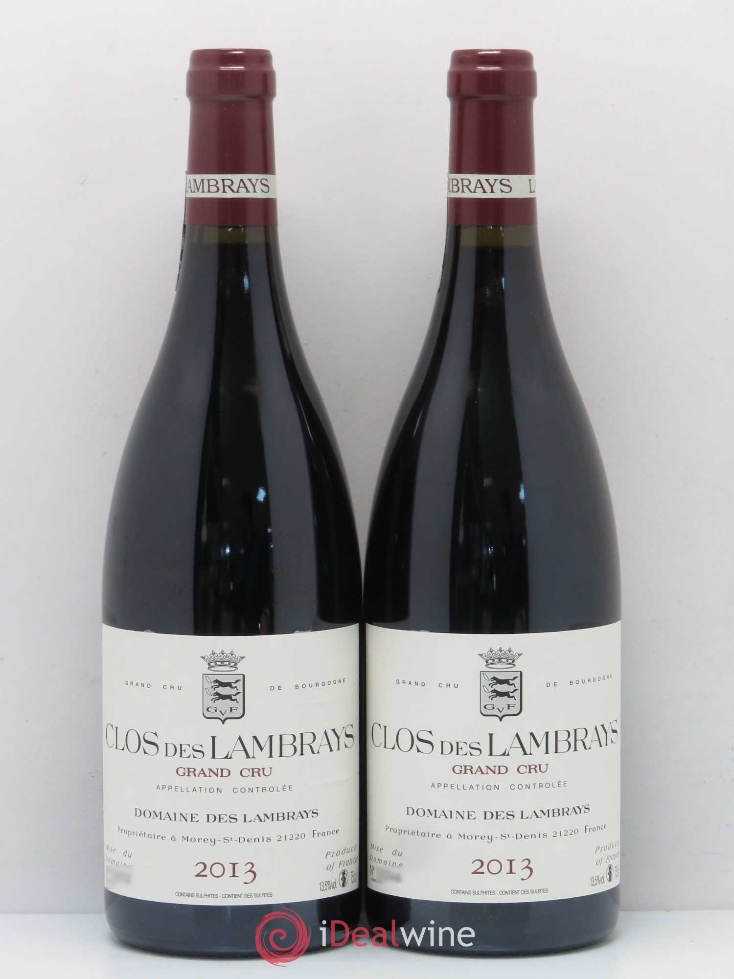 Clos des Lambrays Grand Cru Domaine des Lambrays 2013 - Lot de 2 bouteilles - 0