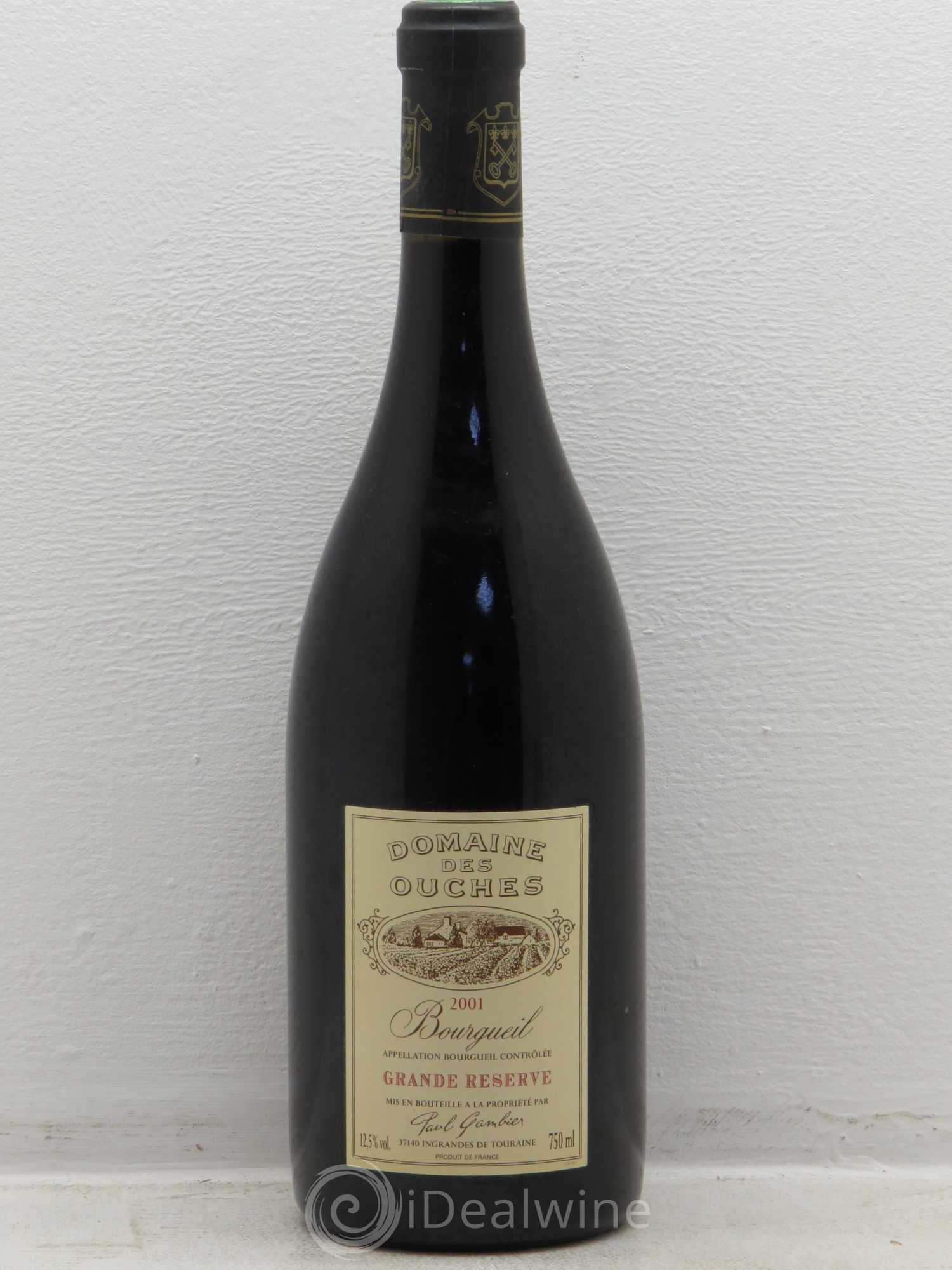 Bourgueil Domaine des Ouches Grande Réserve (sans prix de réserve) 2001 - Posten von 1 Flasche - 0