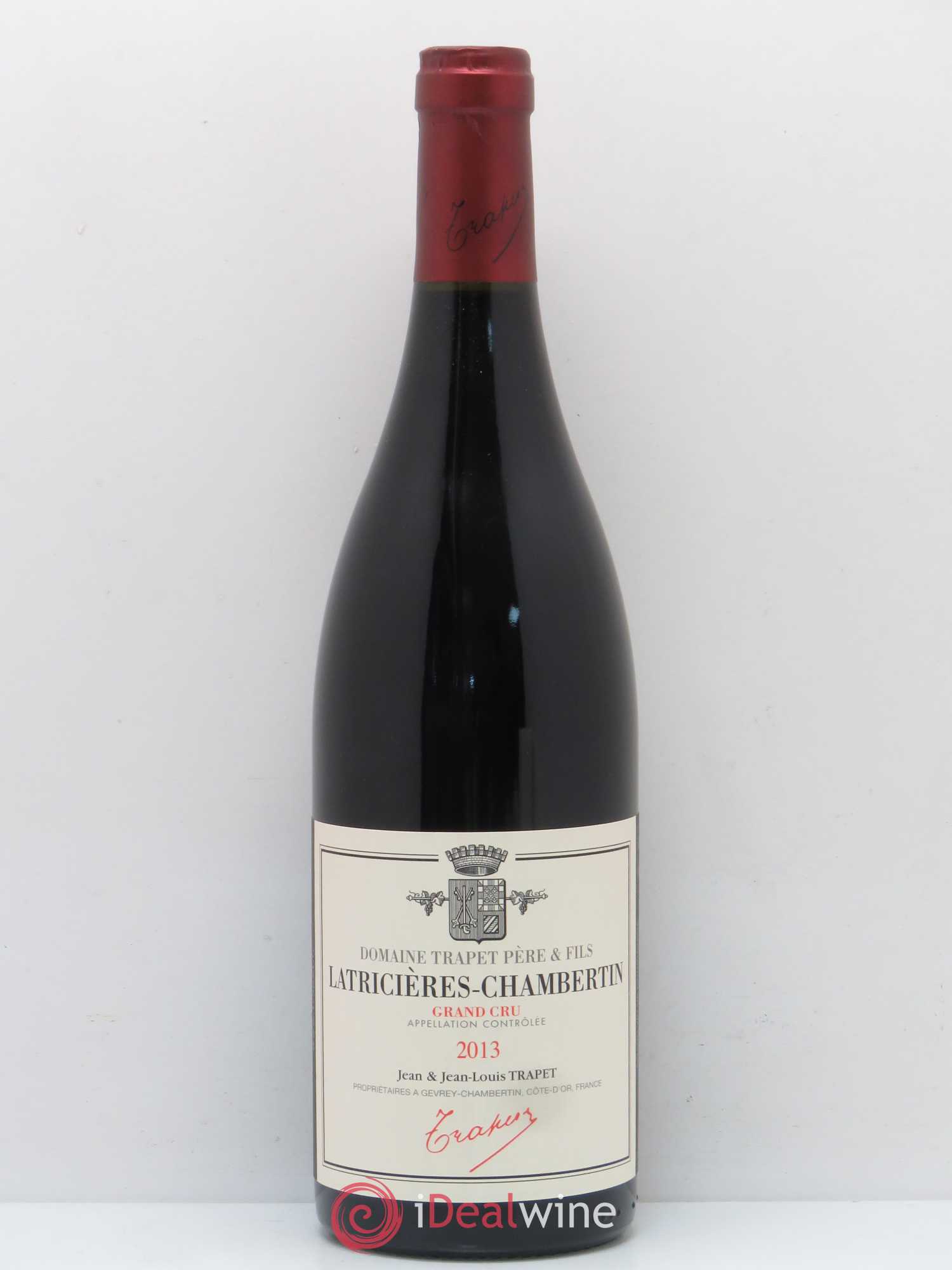 Latricières-Chambertin Grand Cru Domaine Trapet 2013 - Lot de 1 bouteille - 0