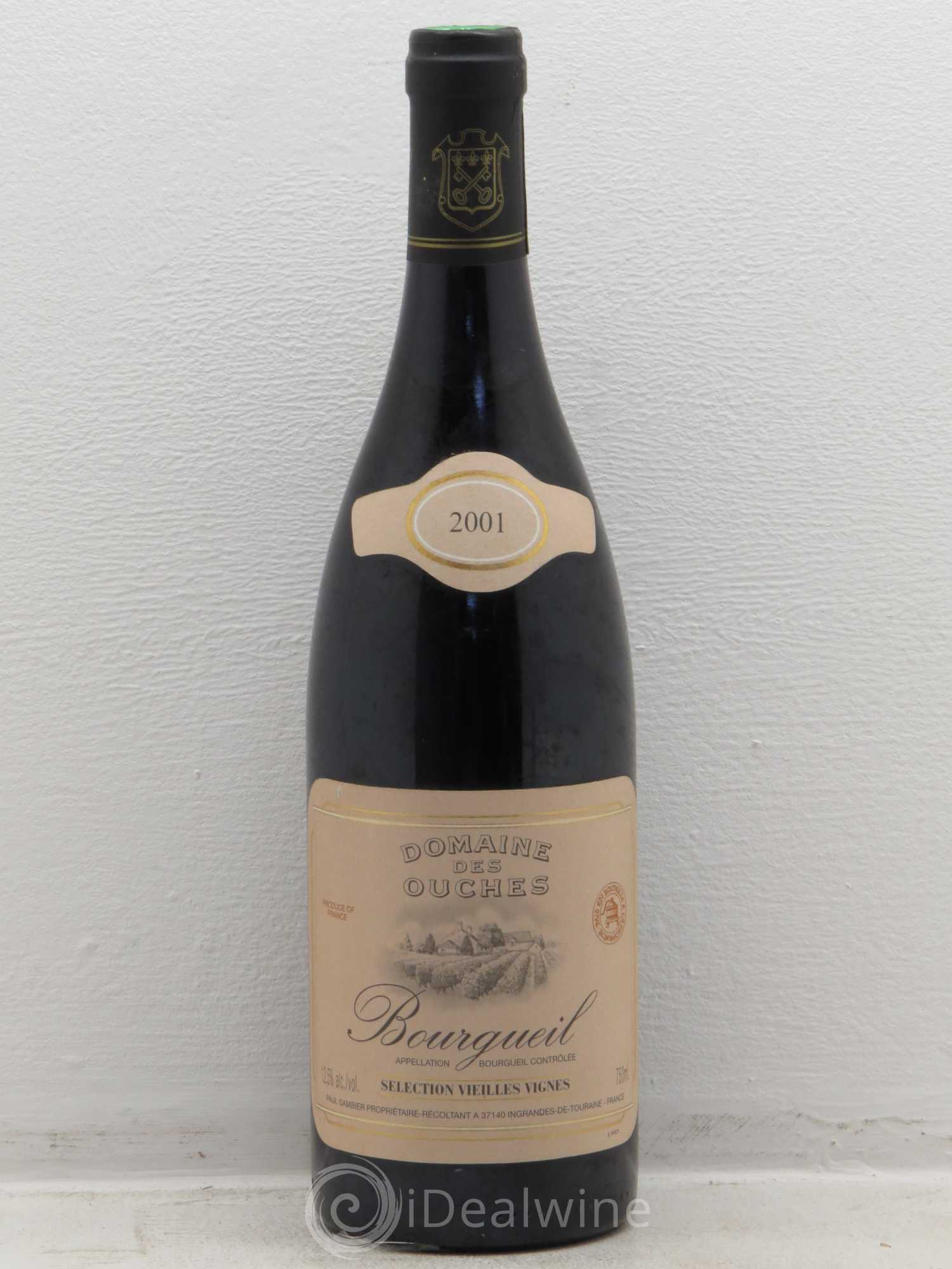 Bourgueil Domaine des Ouches Vieilles Vignes 2001 - Posten von 1 Flasche - 0