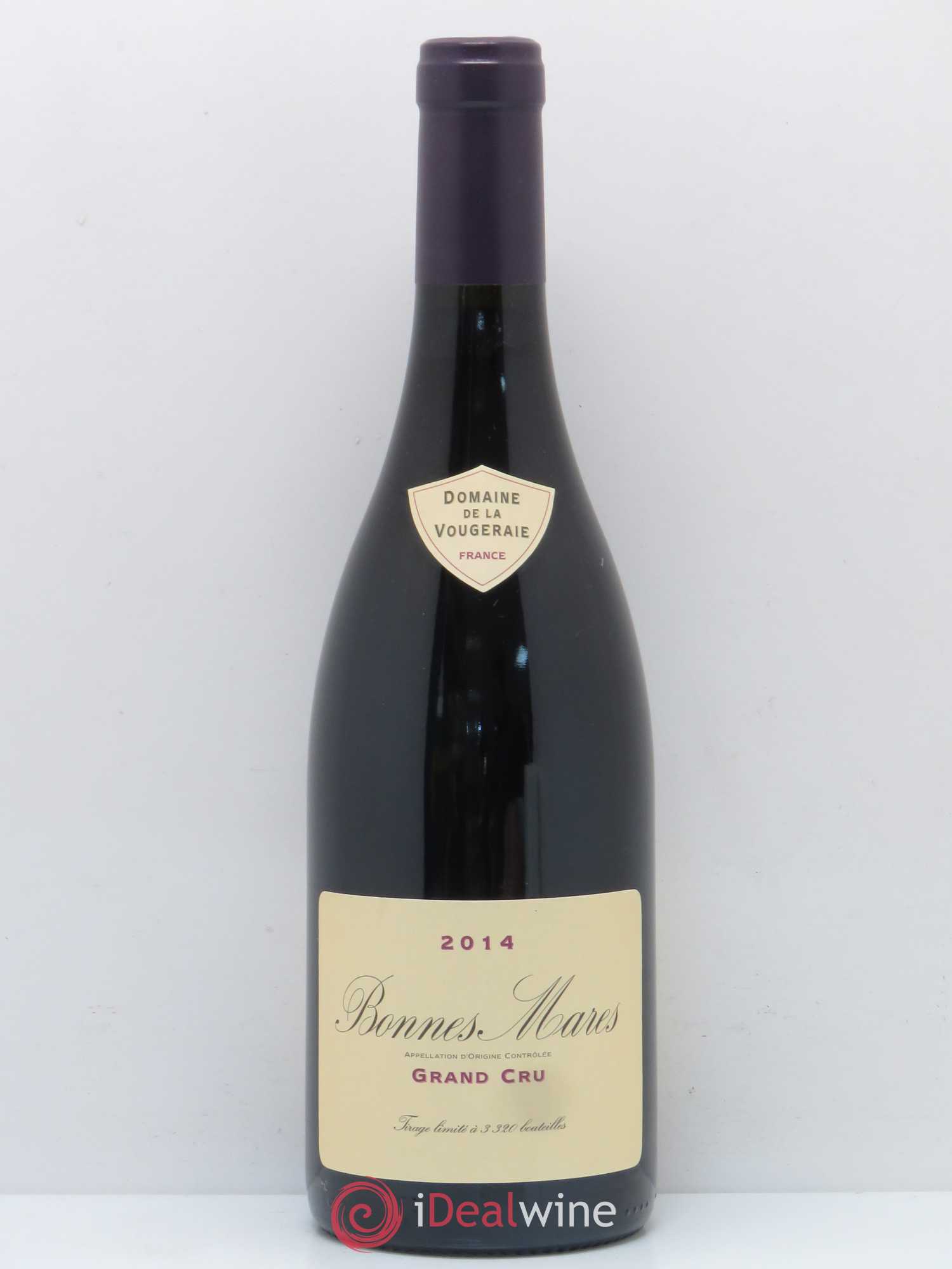 Bonnes-Mares Grand Cru La Vougeraie 2014 - Lot de 1 bouteille - 0