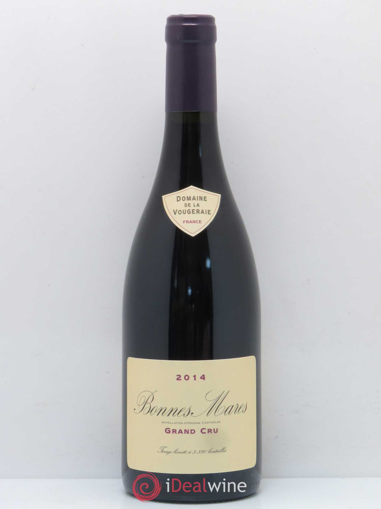 Bonnes-Mares Grand Cru La Vougeraie 2014 - Lot de 1 bouteille - 0