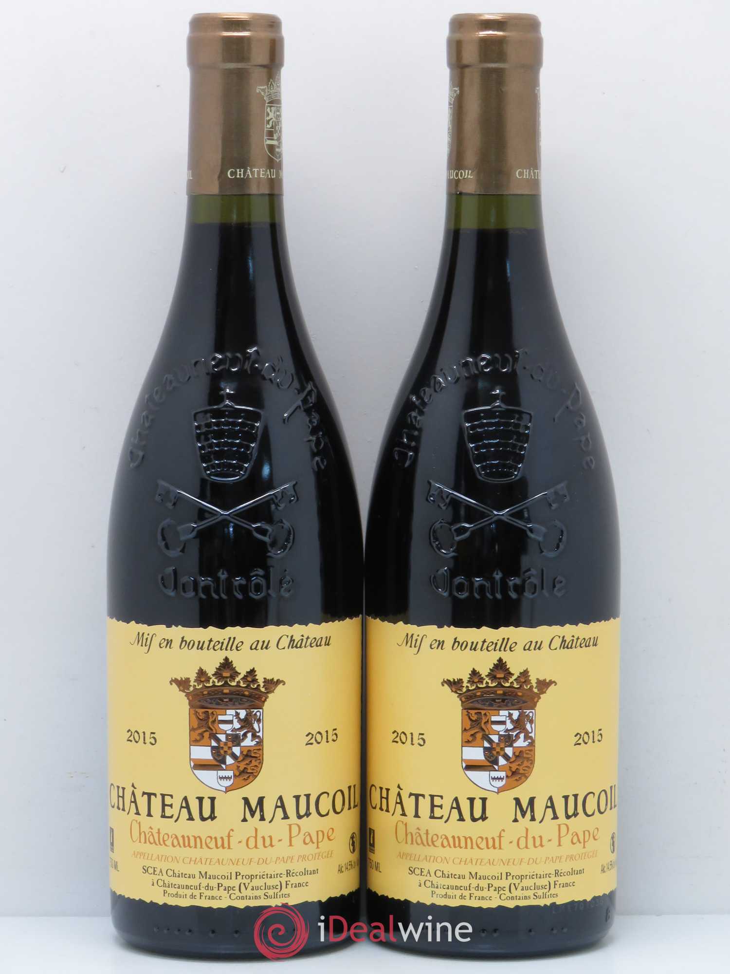Châteauneuf-du-Pape Château Maucoil 2015 - Lot de 2 bouteilles - 0