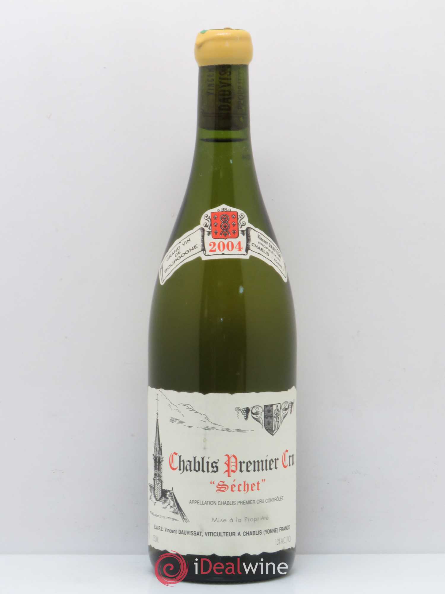 Chablis 1er Cru Séchet Vincent Dauvissat (Domaine) 2004 - Lot de 1 bouteille - 0
