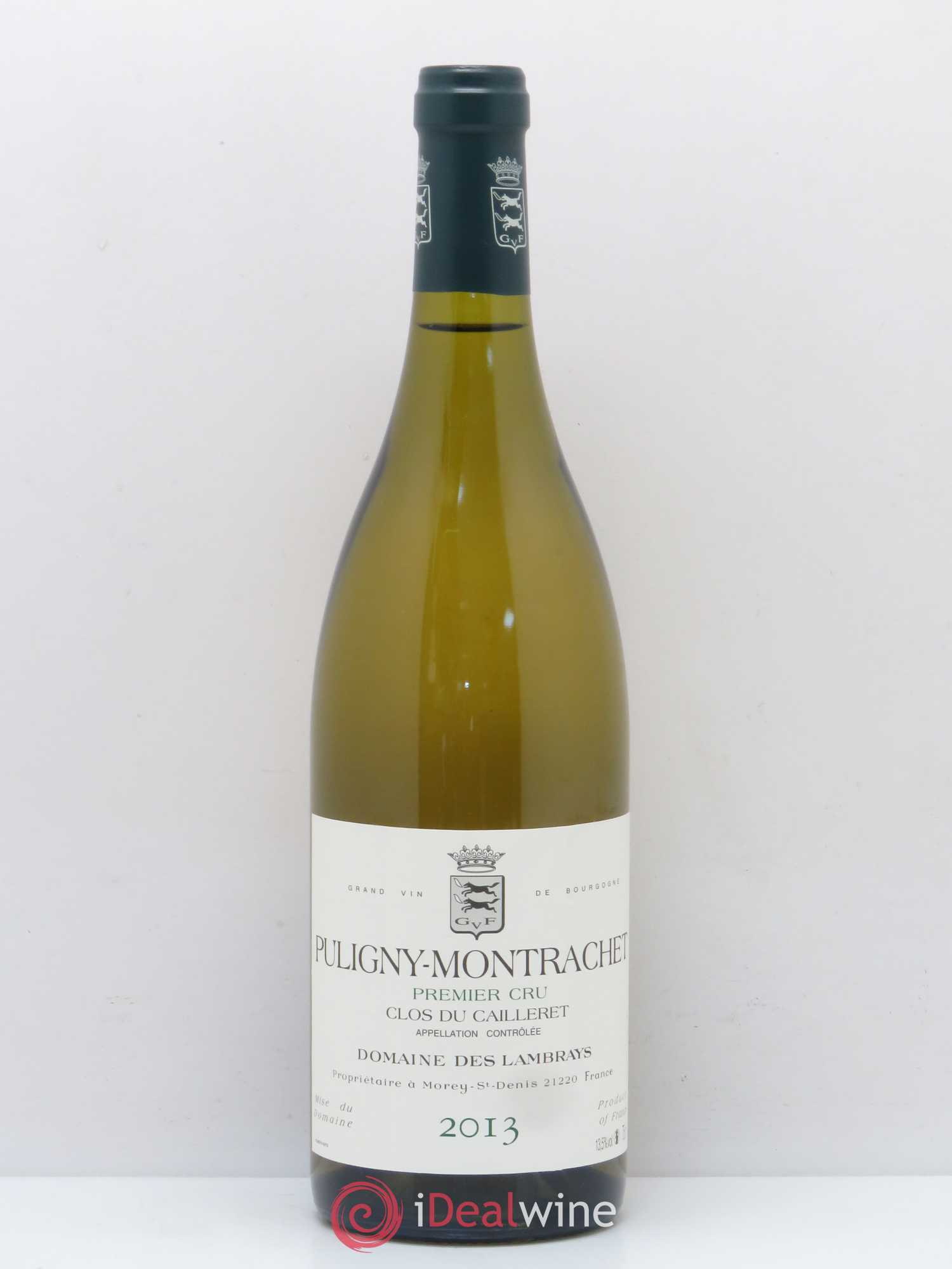 Puligny-Montrachet 1er Cru Clos du Cailleret Domaine des Lambrays 2013 - Lot de 1 bouteille - 0
