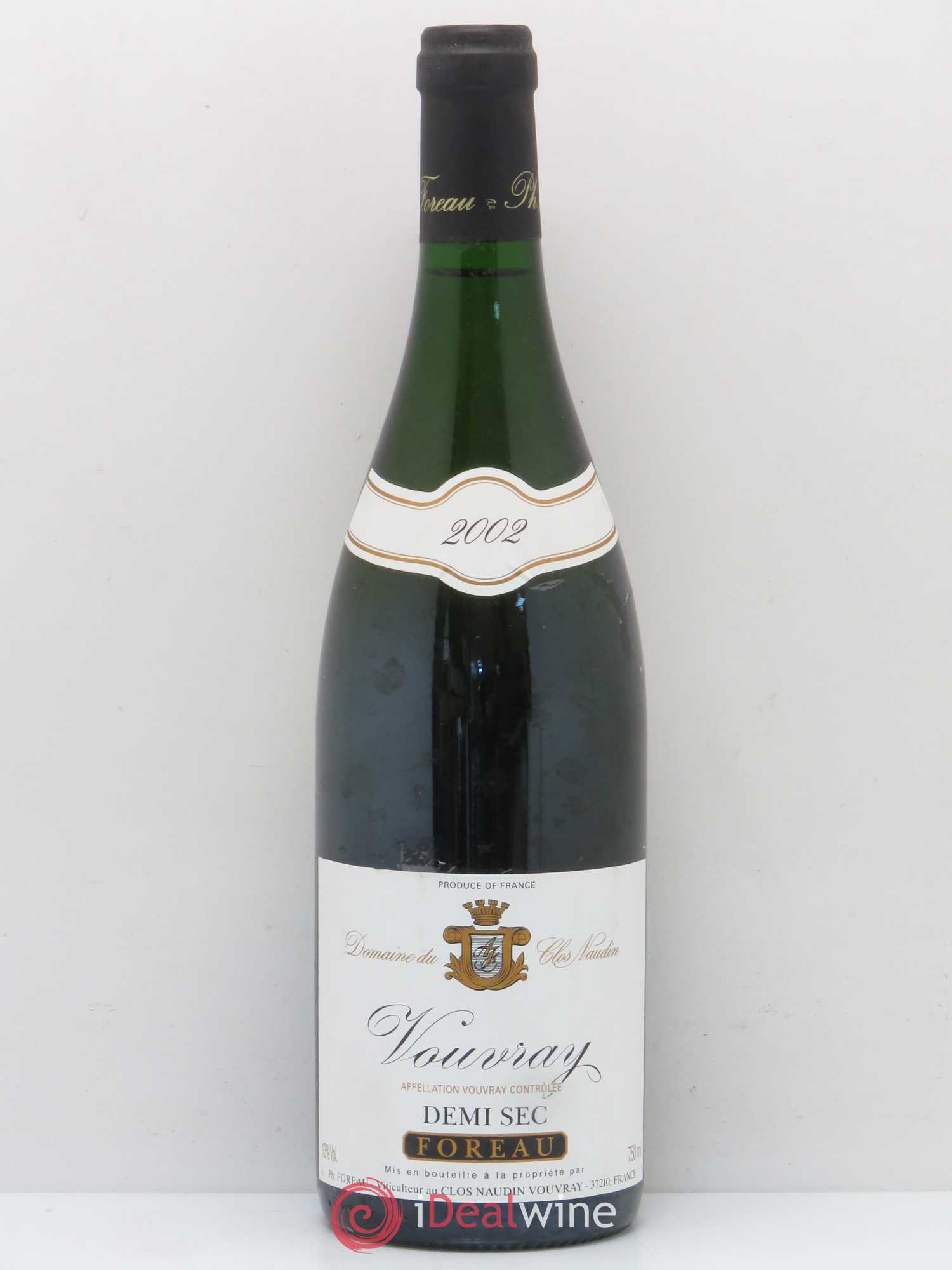 Vouvray Demi-Sec Clos Naudin - Philippe Foreau 2002 - Lot of 1 bottle - 0