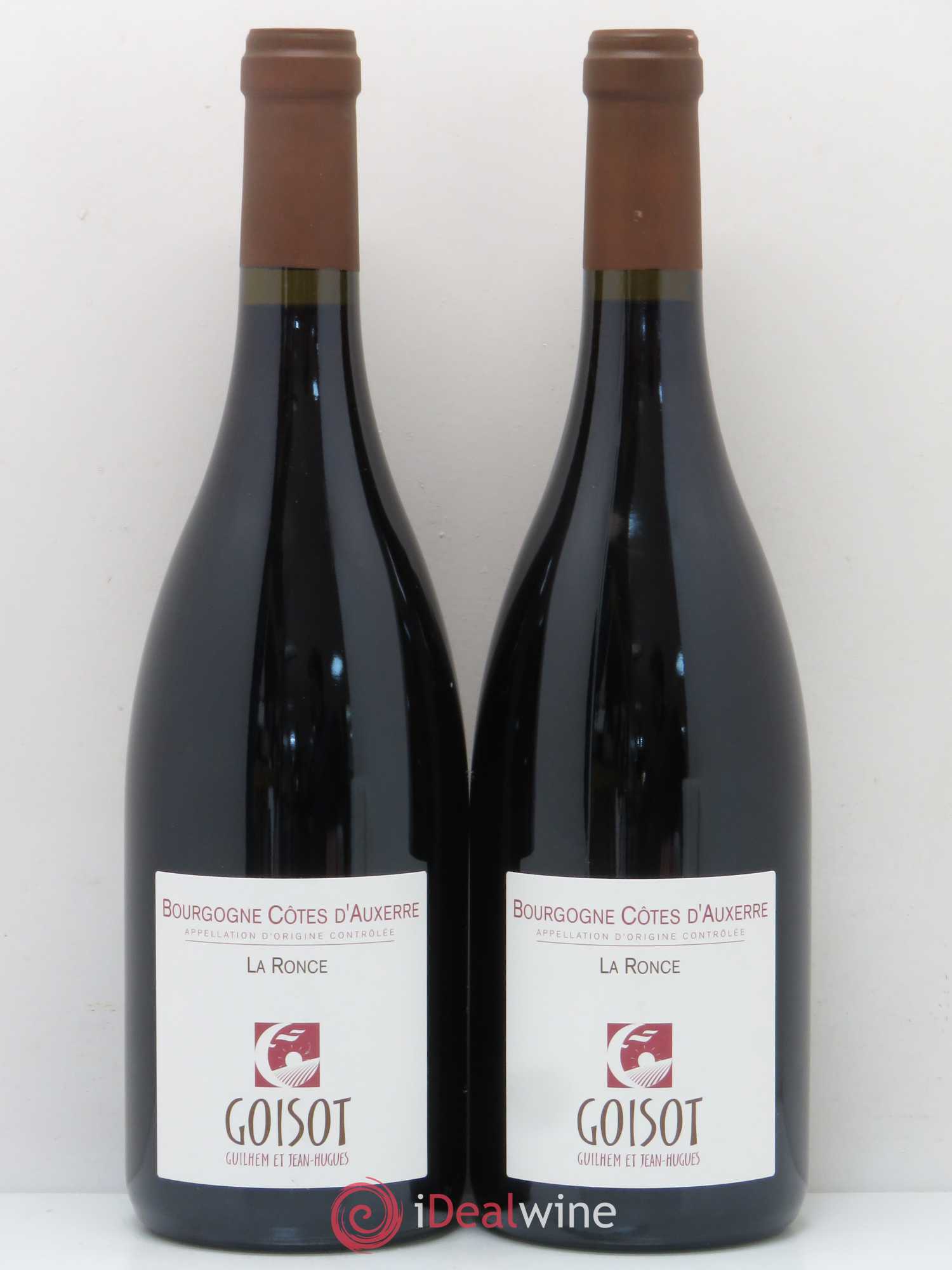 Bourgogne Cotes d'Auxerre La Ronce Goisot 2014 - Posten von 2 Flaschen - 0
