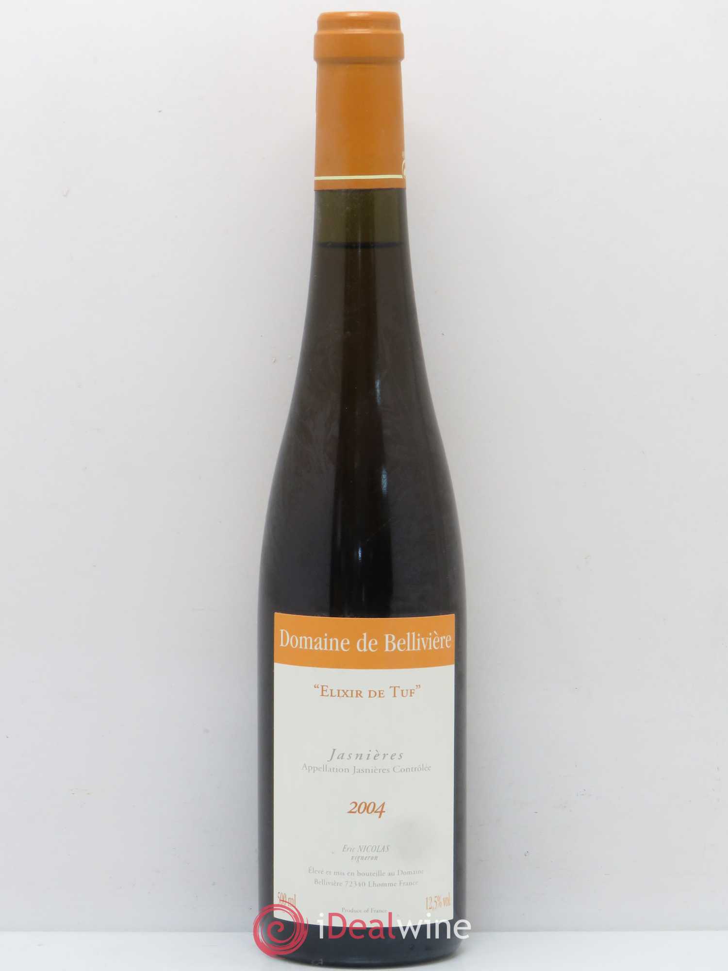 Jasnières Elixir de Tuf Domaine de Bellivière 2004 - Posten von 1 Flasche - 0