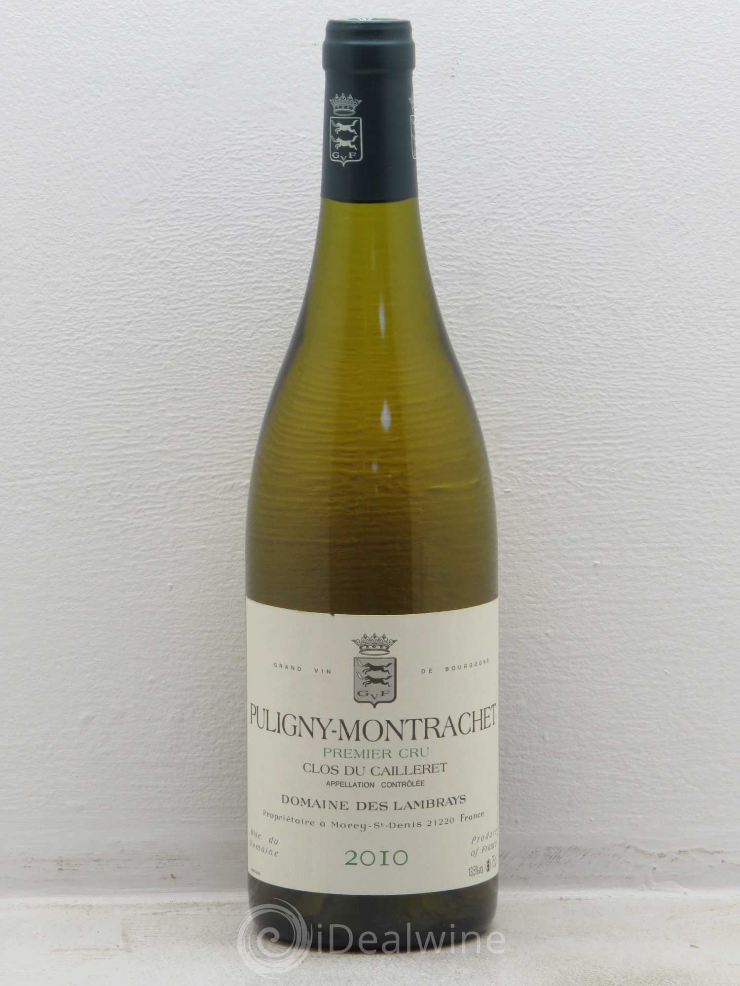 Puligny-Montrachet 1er Cru Clos Des Lambrays Les Caillerets 2010 - Lotto di 1 bottiglia - 0