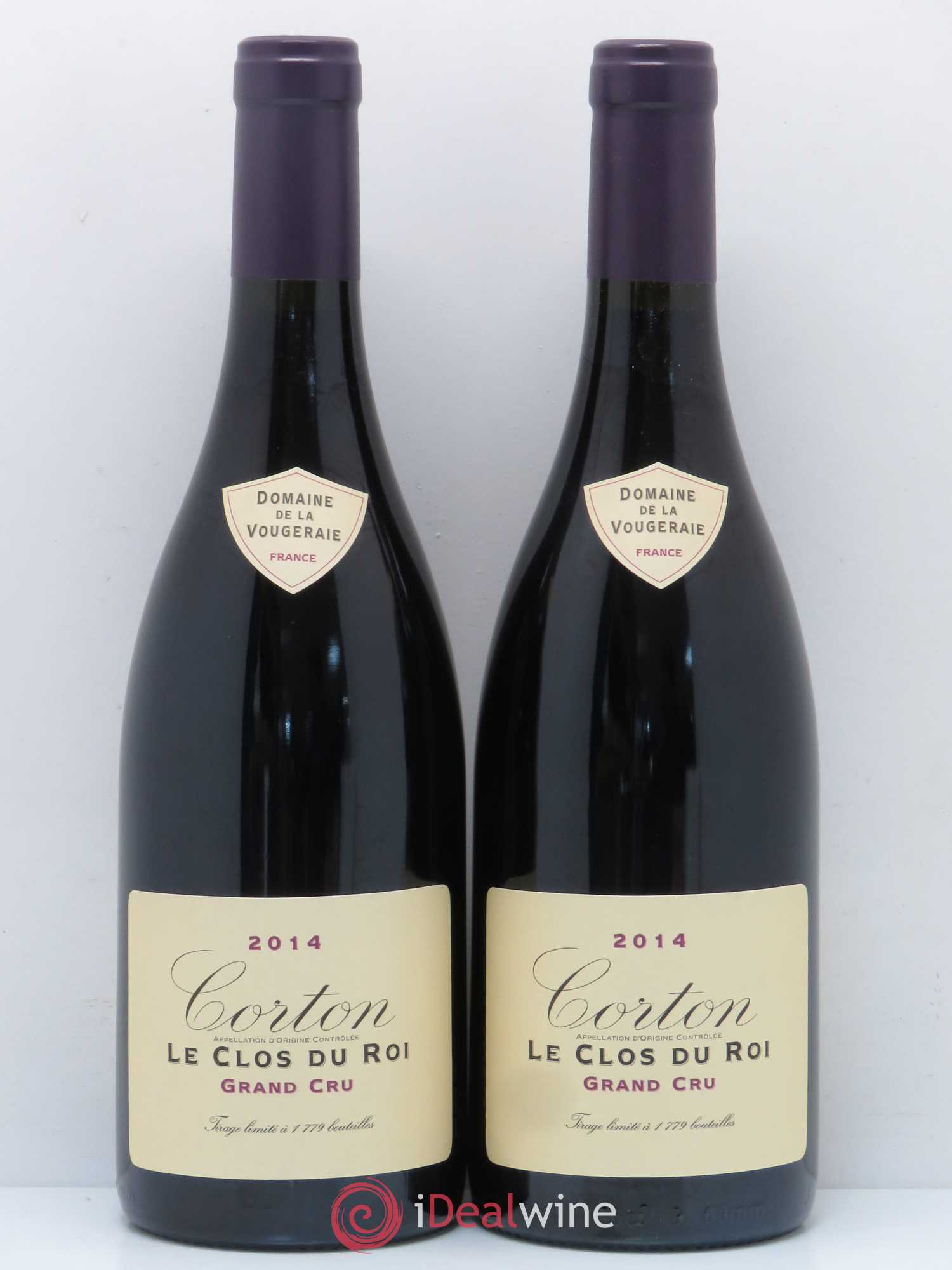 Corton Grand Cru Le Clos Du Roi Domaine de la Vougeraie 2014 - Posten von 2 Flaschen - 0