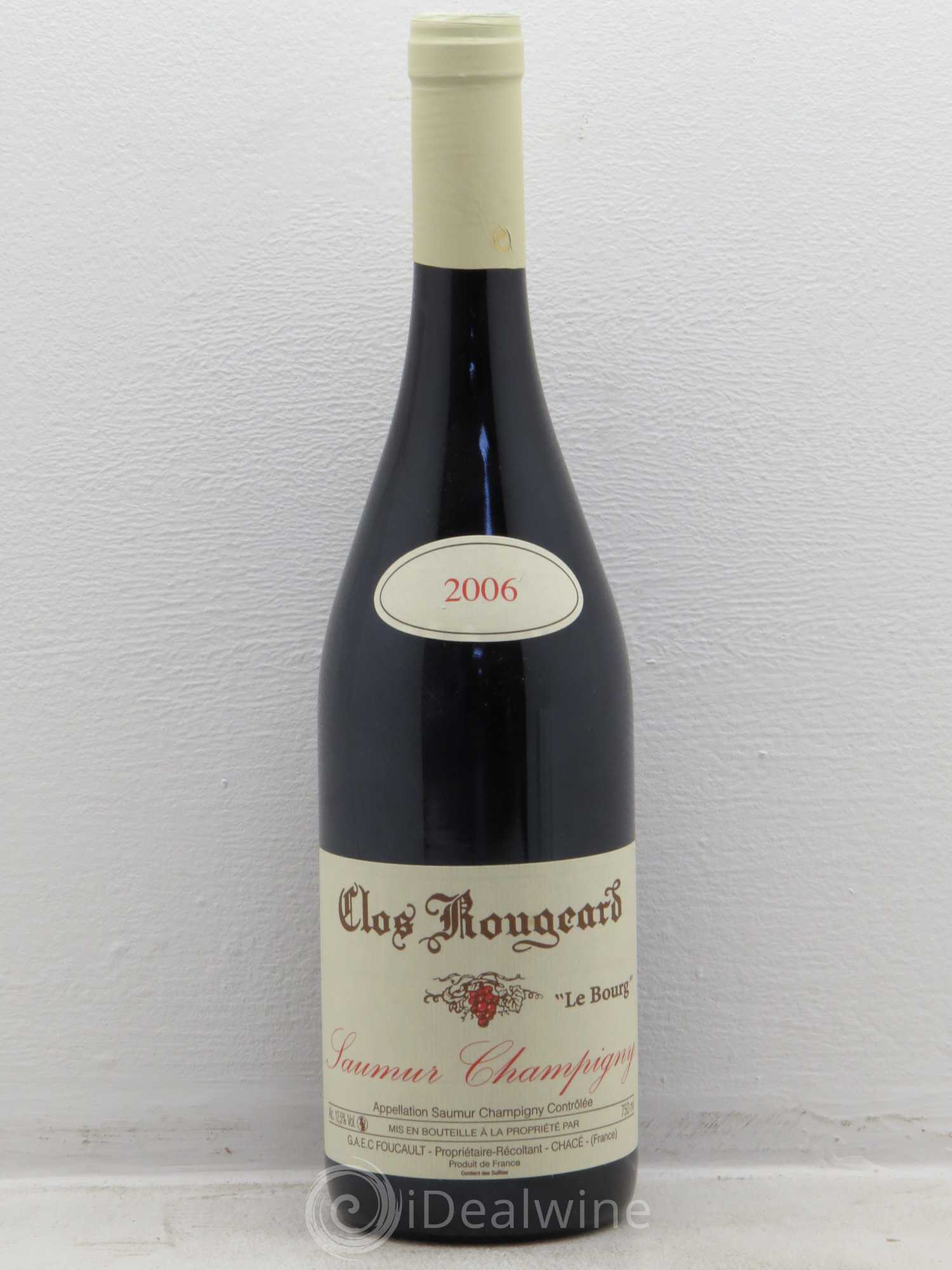 Saumur-Champigny Le Bourg Clos Rougeard 2006 - Lot de 1 bouteille - 0