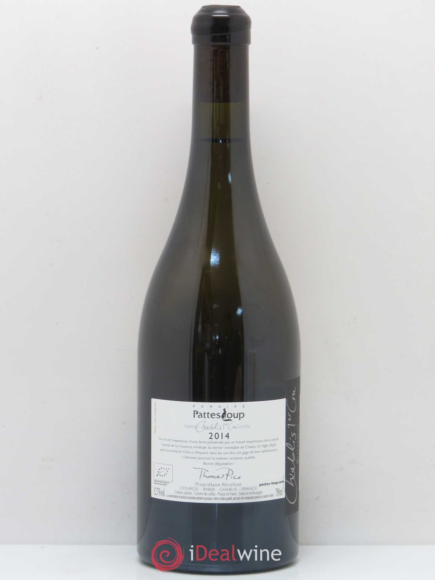 Chablis 1er Cru Butteaux Thomas Picco 2014 - Posten von 1 Flasche - 1