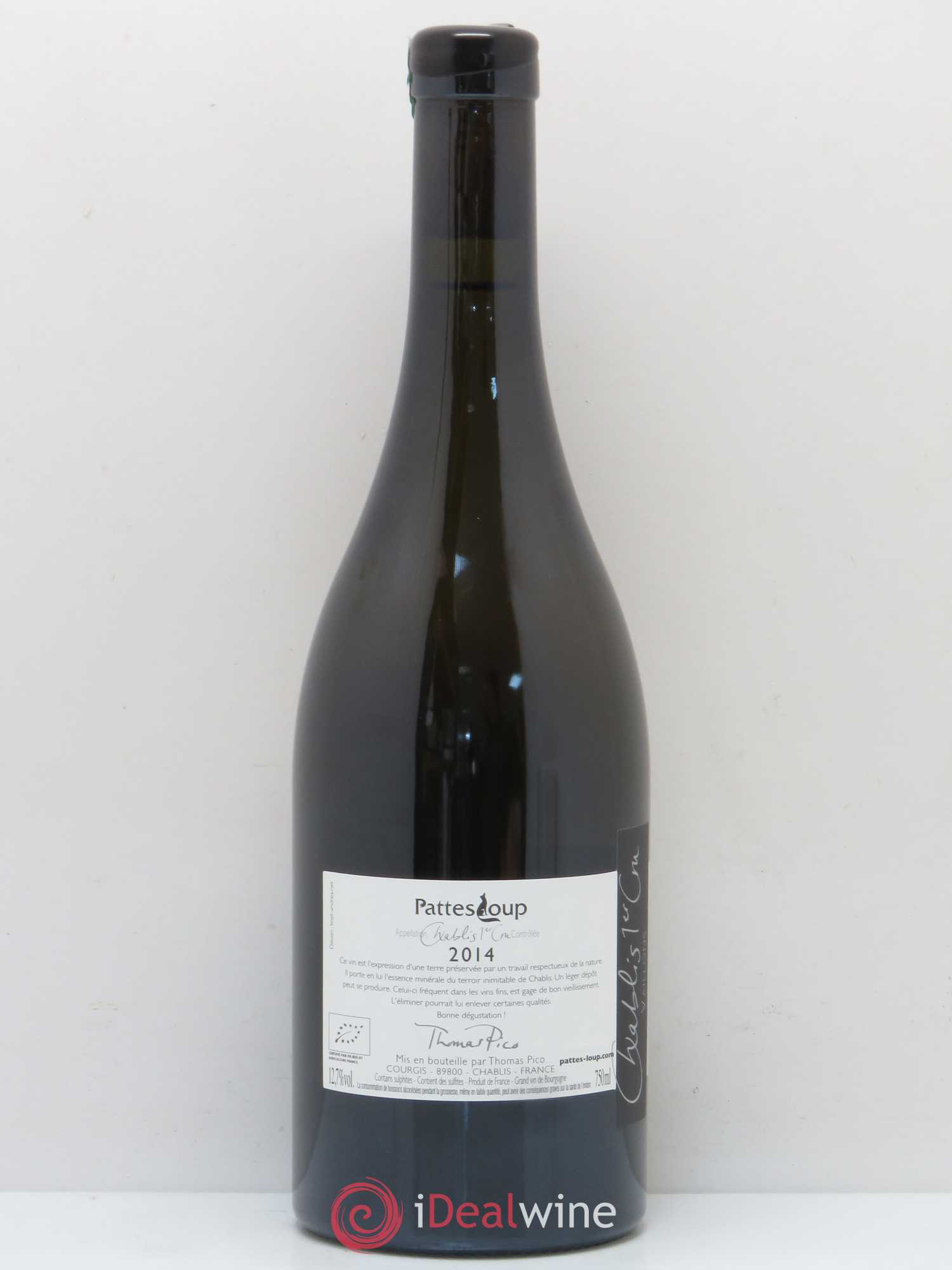 Chablis 1er Cru Vaillons Thomas Picco 2014 - Posten von 1 Flasche - 1