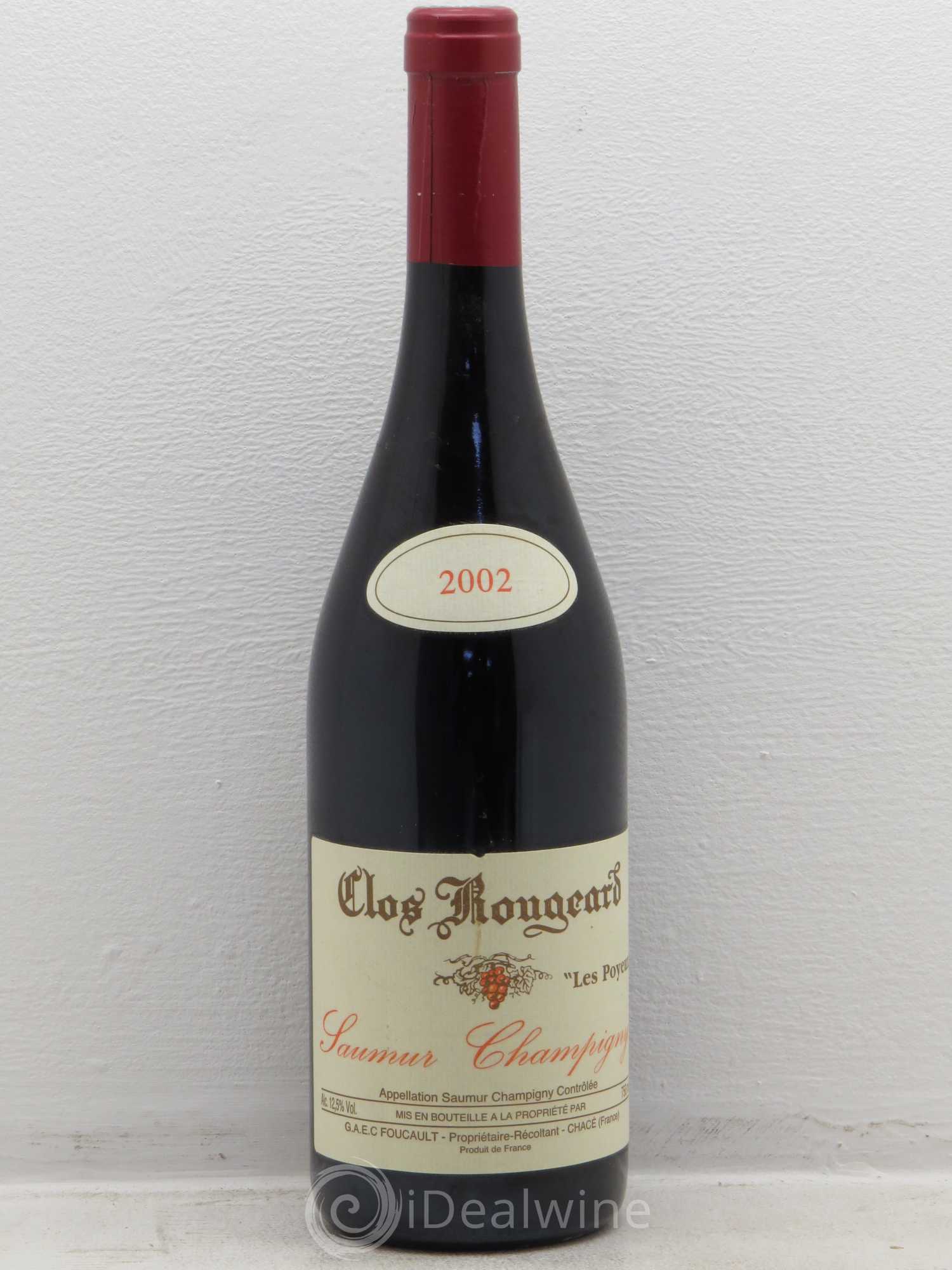 Saumur-Champigny Les Poyeux Clos Rougeard 2002 - Lot de 1 bouteille - 0