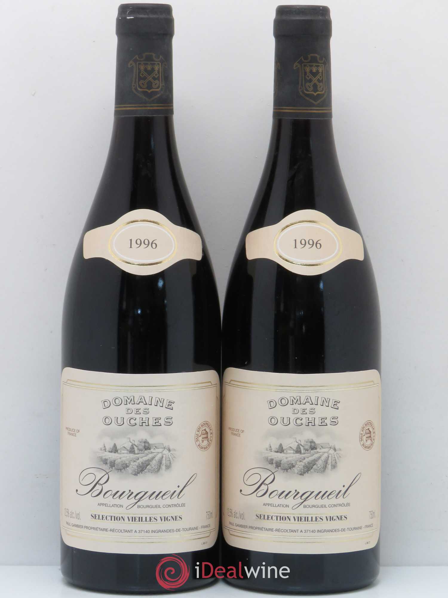 Bourgueil Vielles Vignes Domaine des Ouches 1996 - Posten von 2 Flaschen - 0